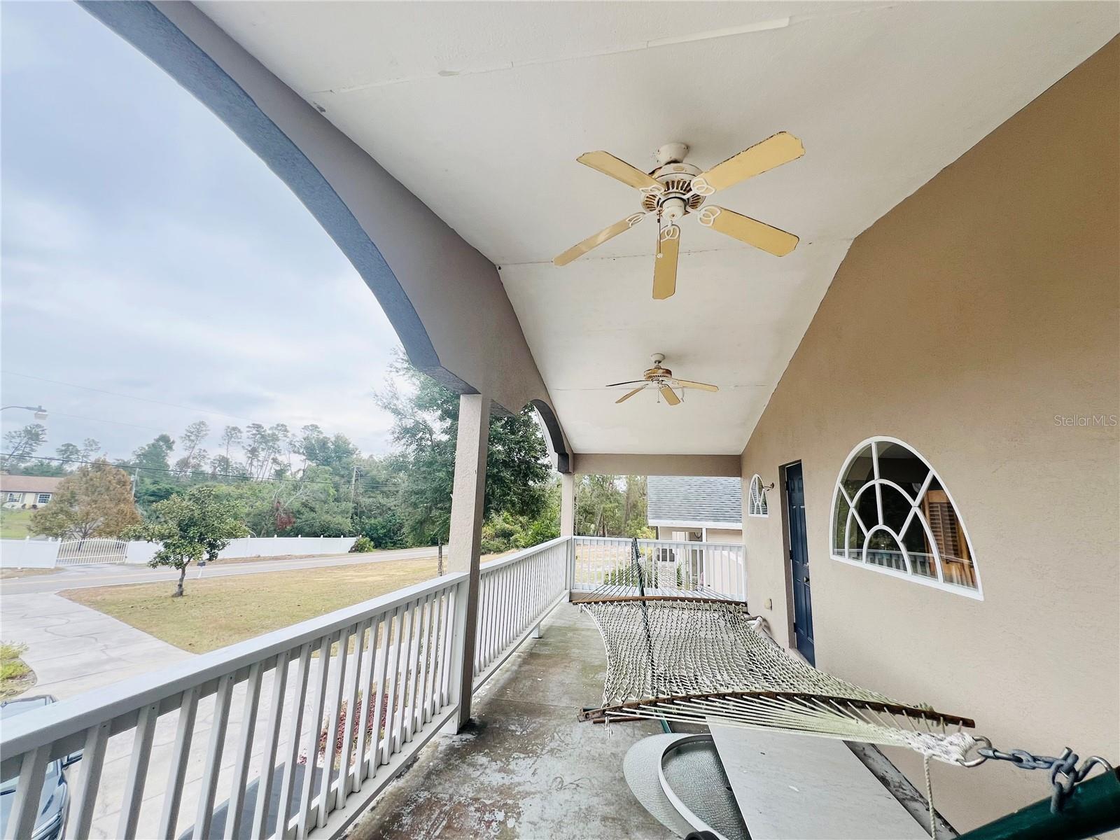 30 FT BALCONY OF SUITE ABOVE GARAGE