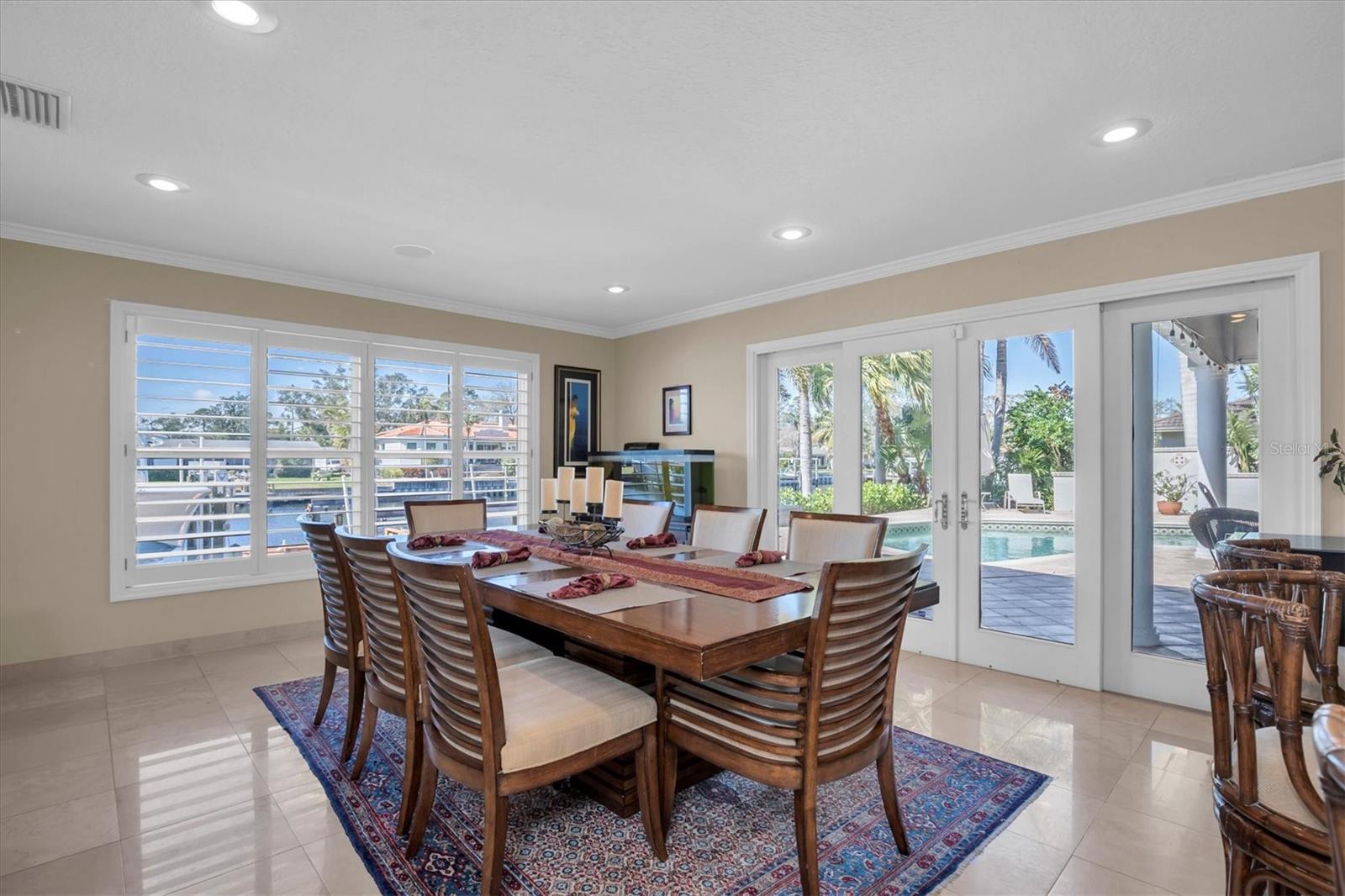 Large formal dining room