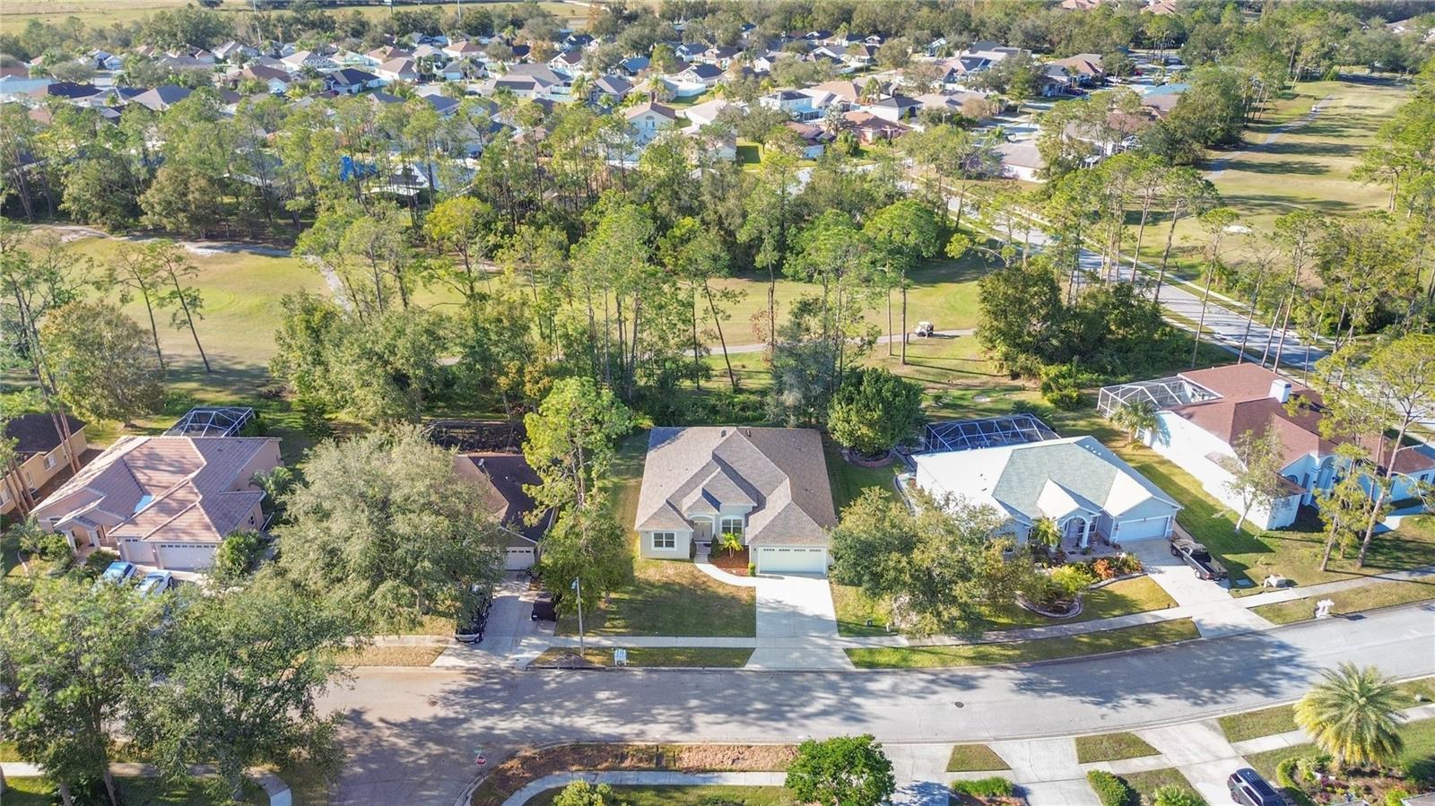 aerial view 10 view of house/golf green behind house