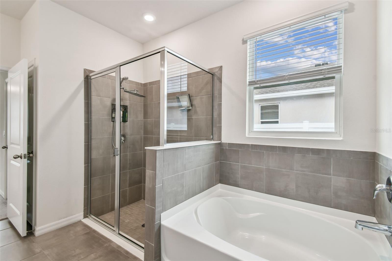 Owners Bathroom-Shower & Garden Tub