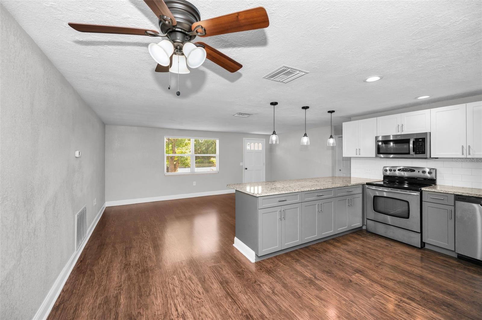 Kitchen//Dining Room/Living Room