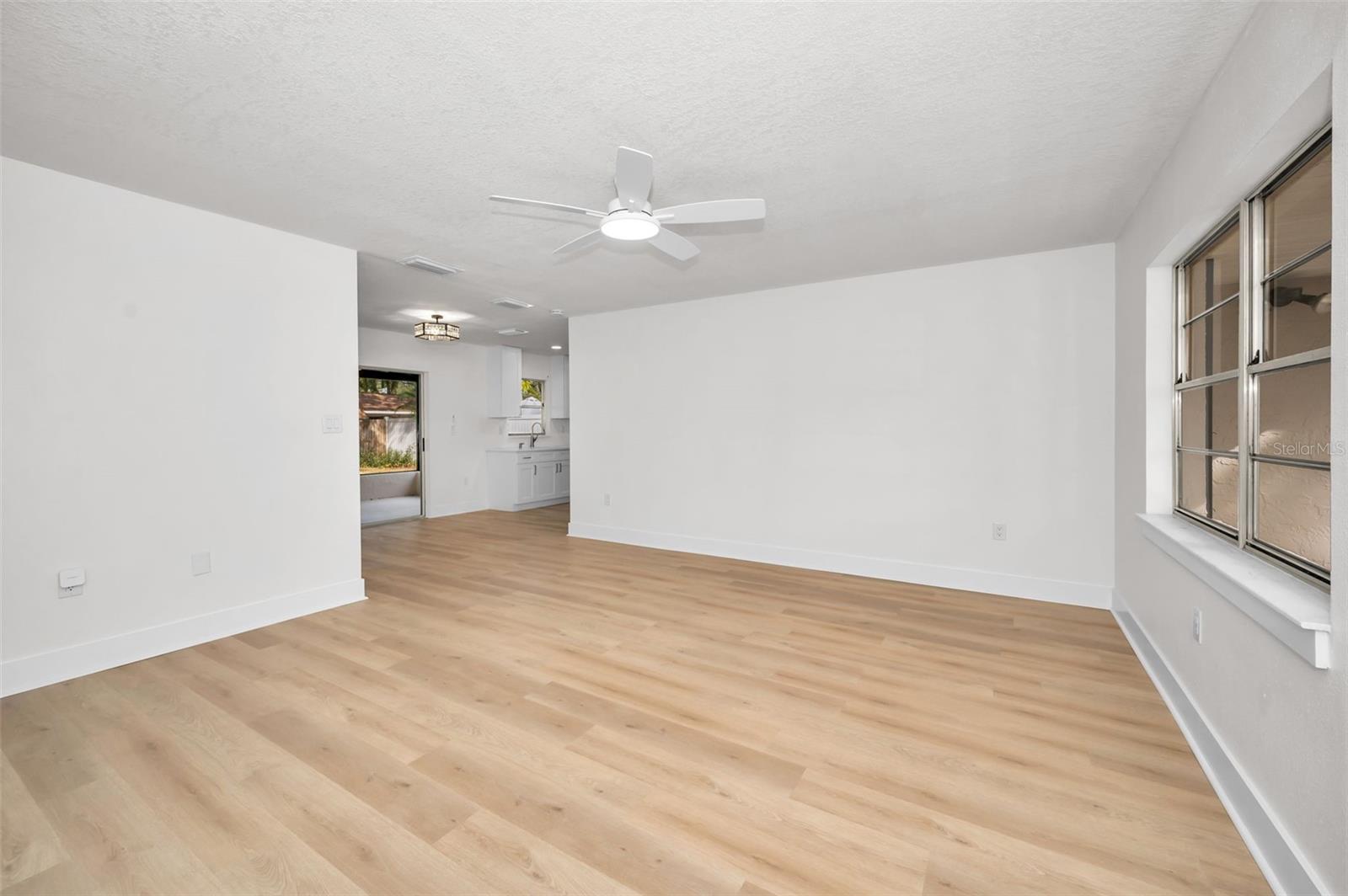 Living Room with View of Dining Room