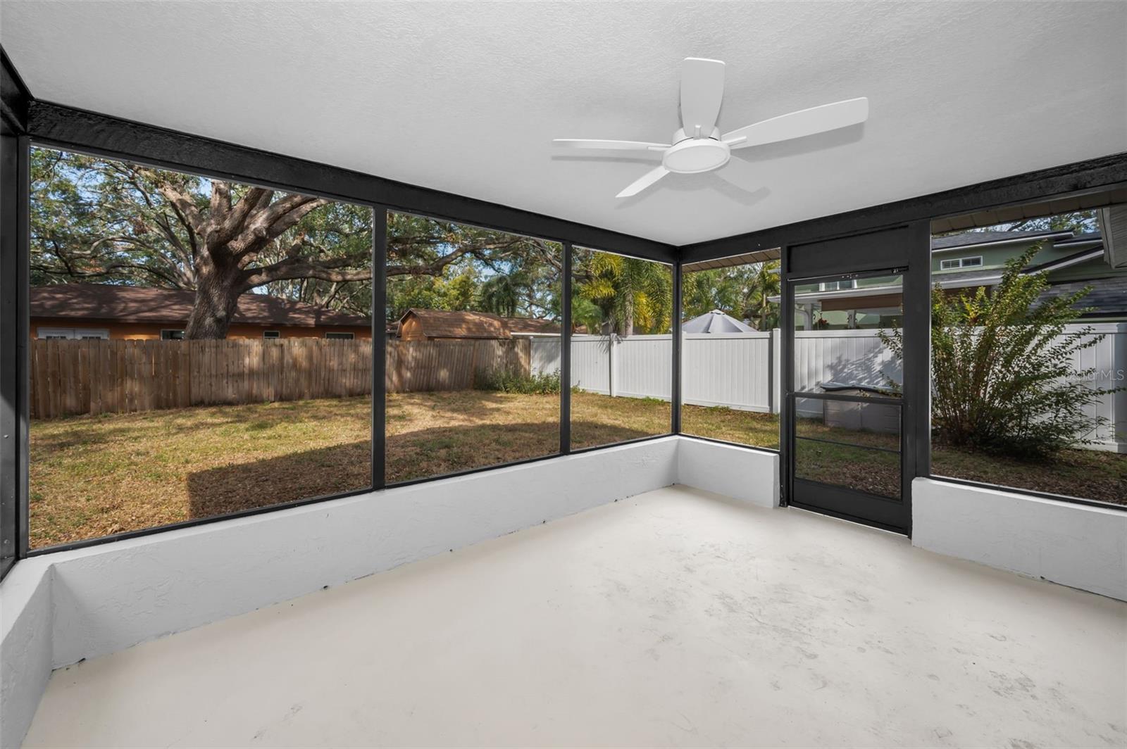 Screen Enclosed Back Porch