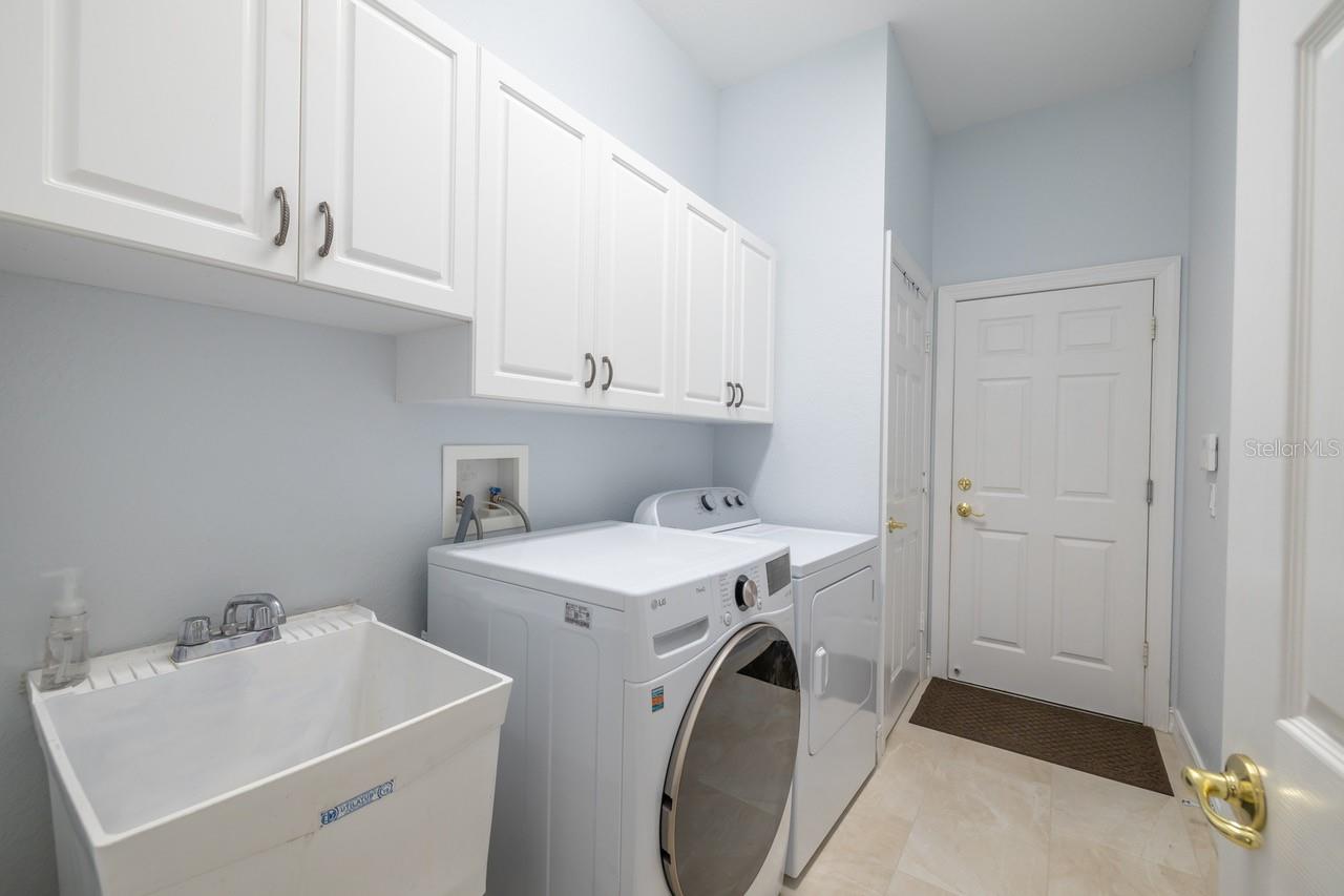 Laundry Room with entrance to Garage