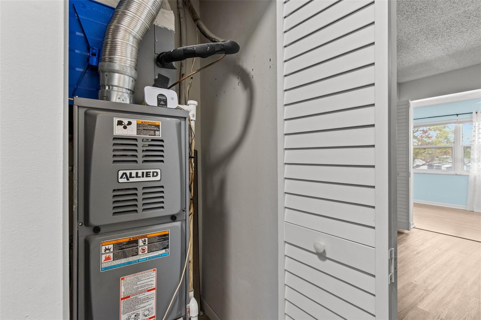 HVAC closet