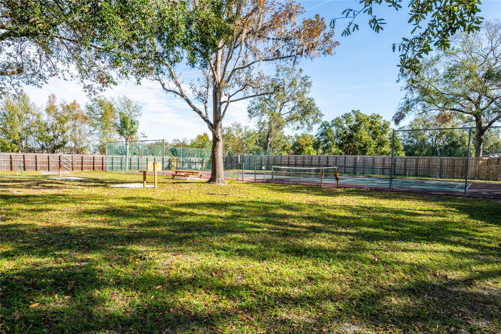 Pickleball court