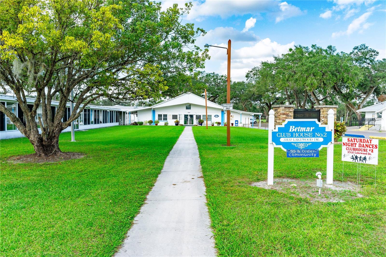 Main club house in community.