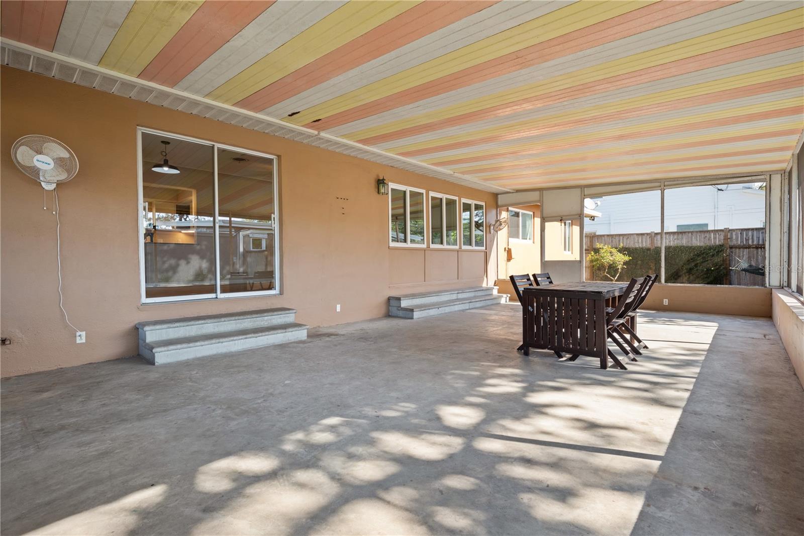 Main house patio