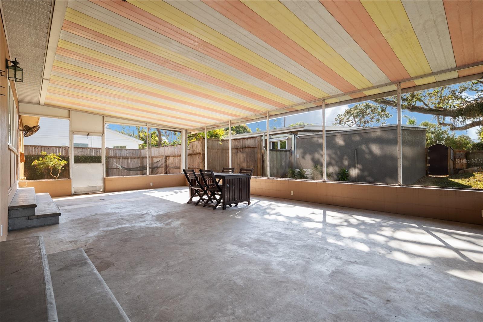 Main house patio