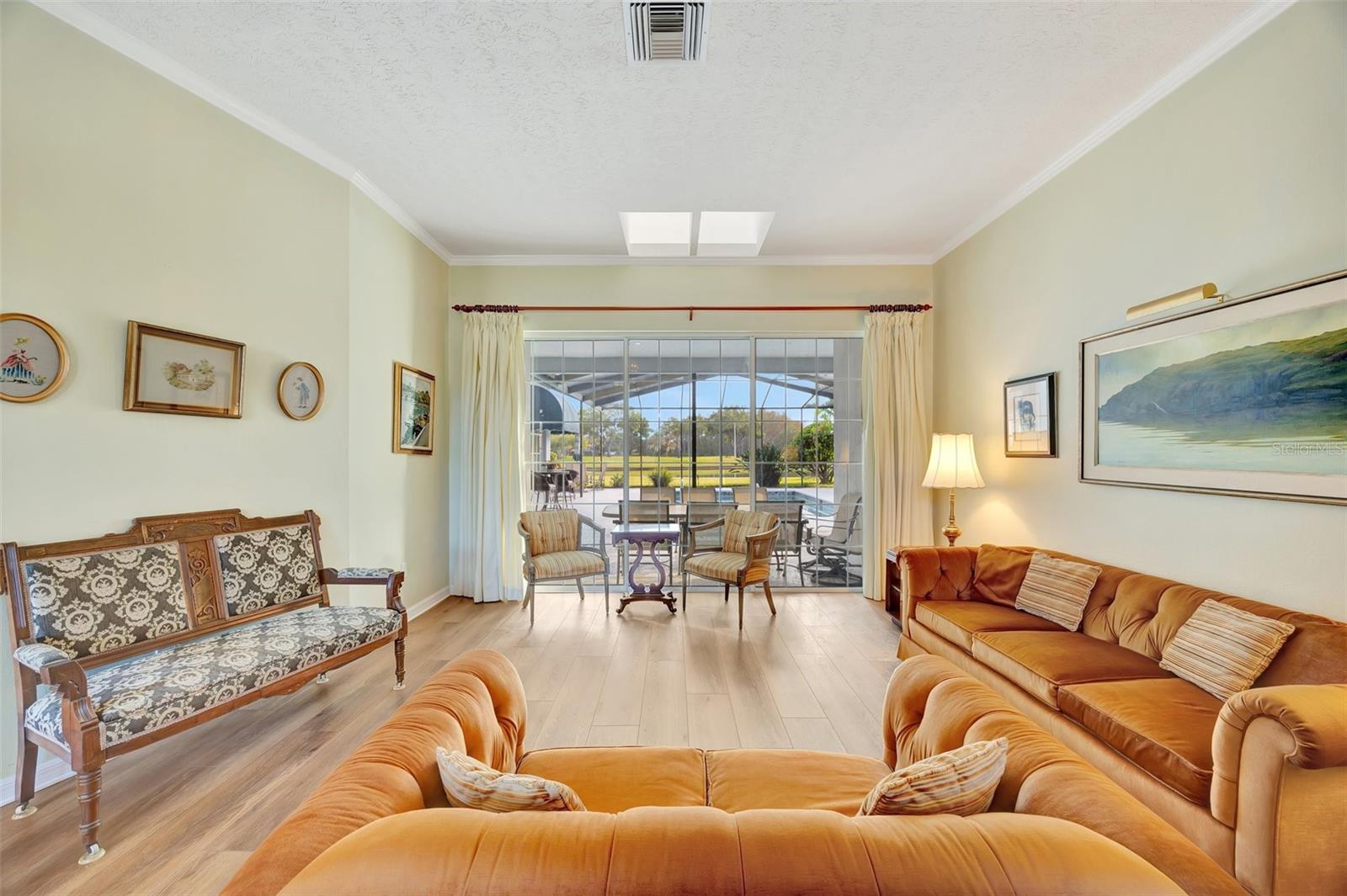 Formal Sitting Room Overlooking the Pool Area