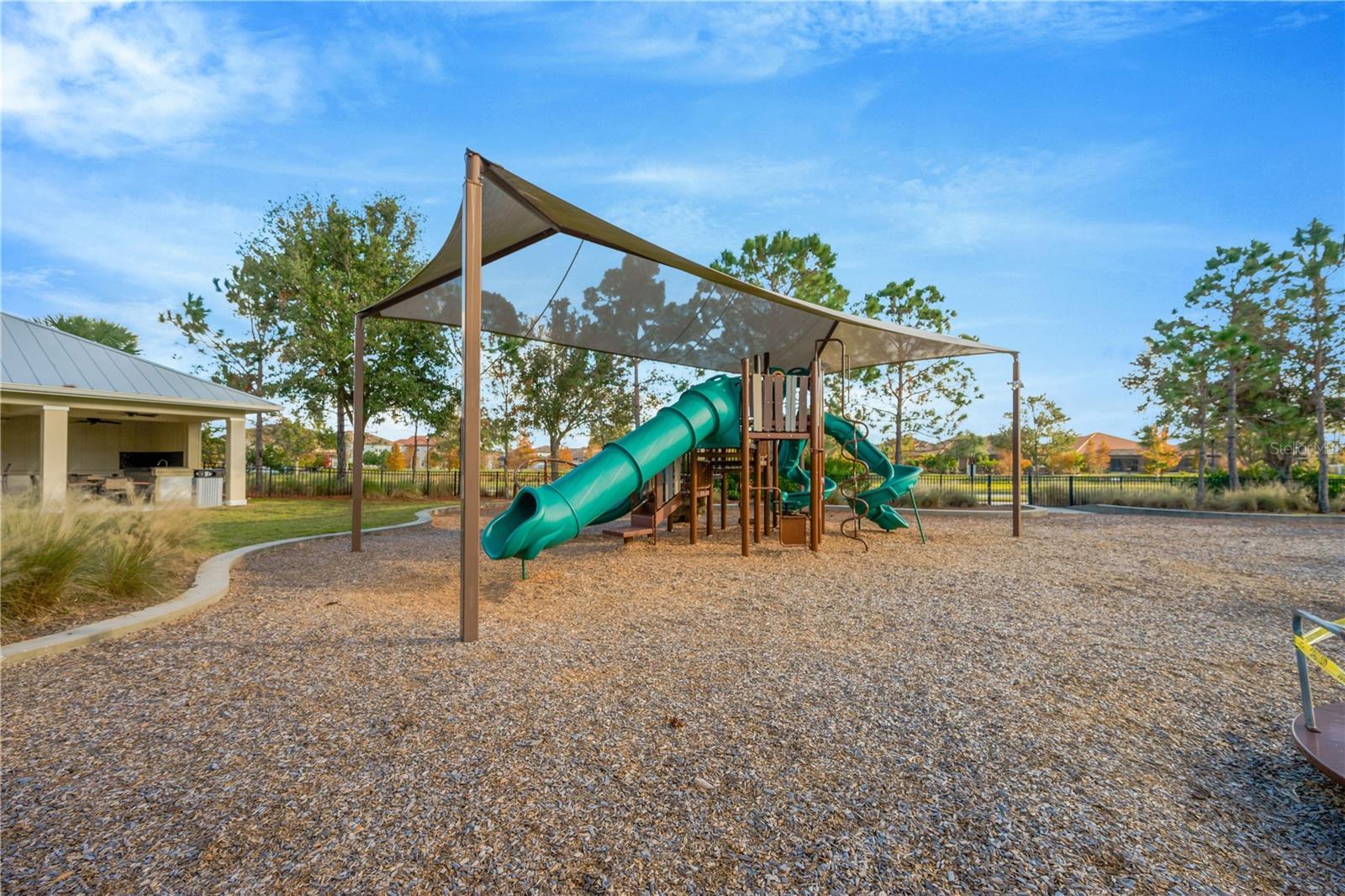 Enjoy the playground for the kiddos or exercise your furry friends at the enclosed dog park next door.