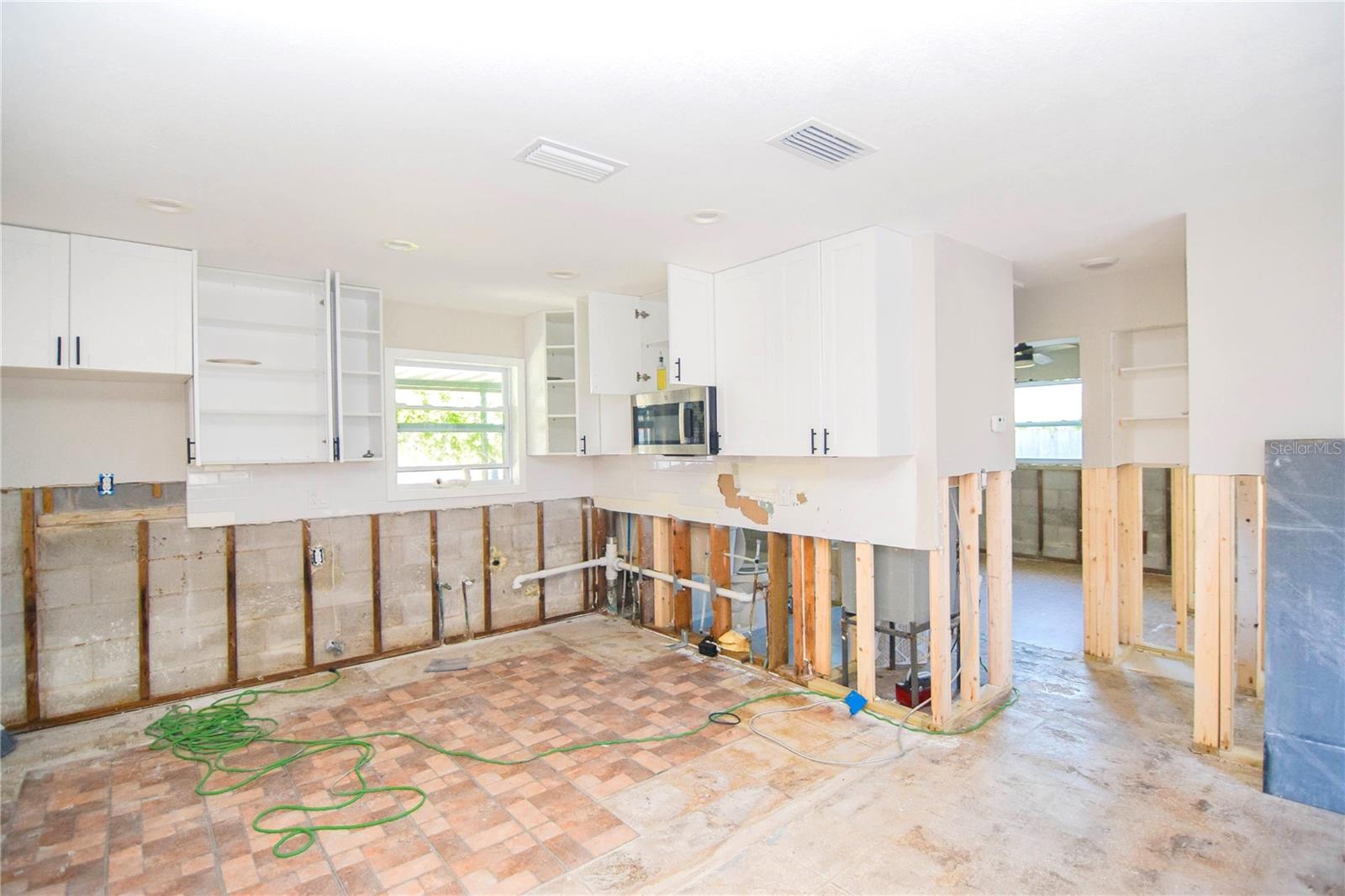 Kitchen and Living Room