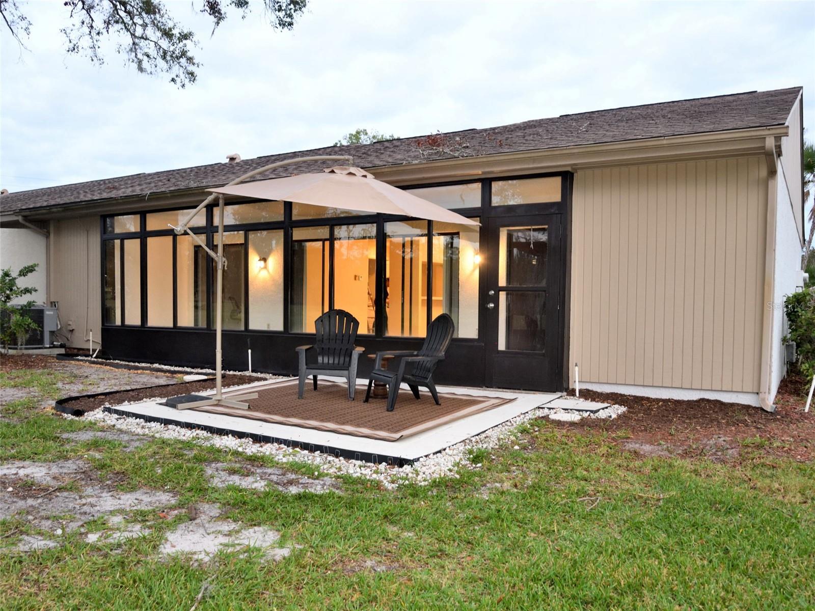 REAR PATIO & FLORIDA ROOM