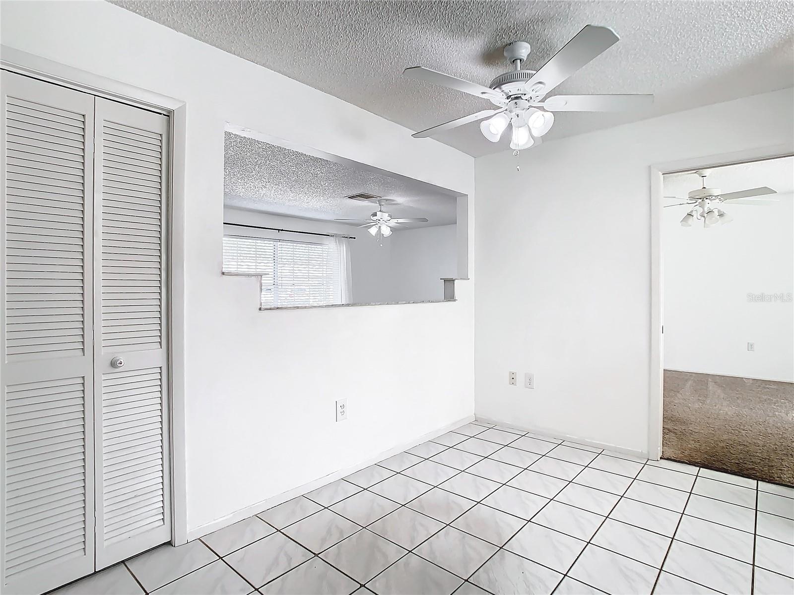 Eat-in Kitchen with Closet Pantry