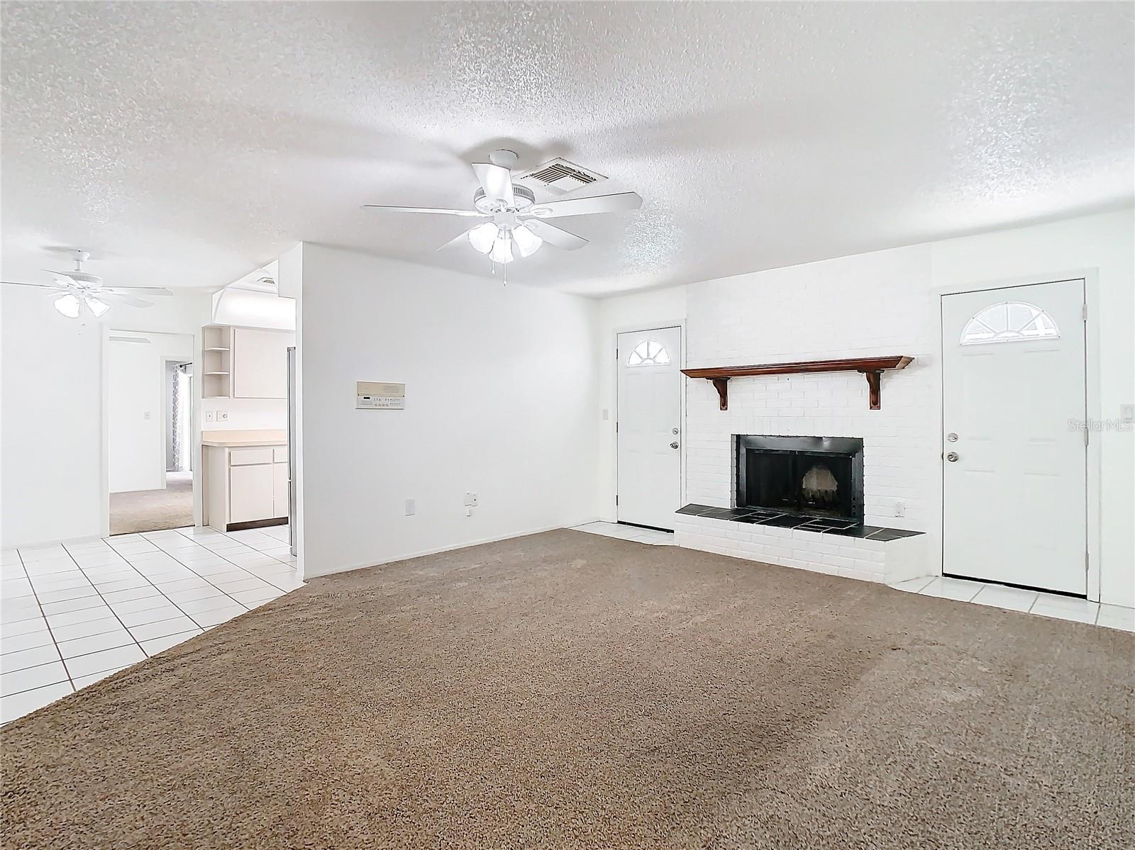 From the Kitchen into the Family Room