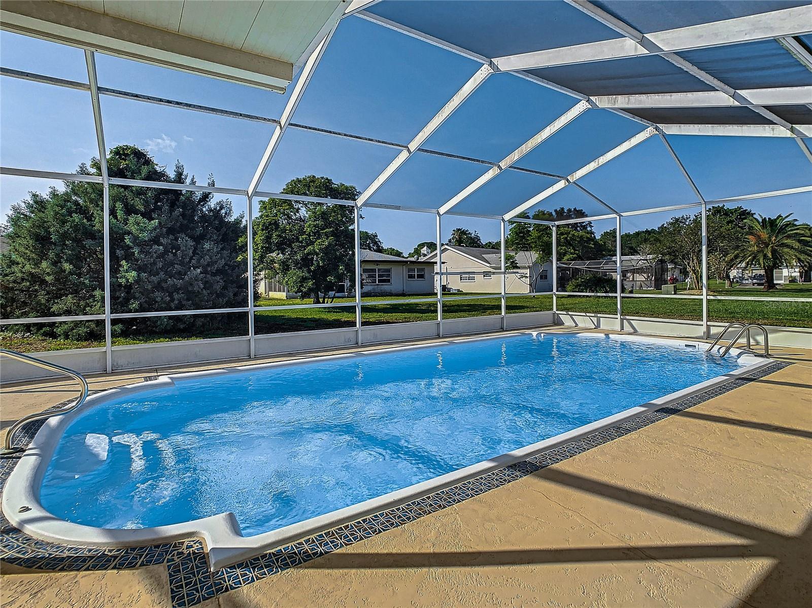 Pool with Screened Lanai