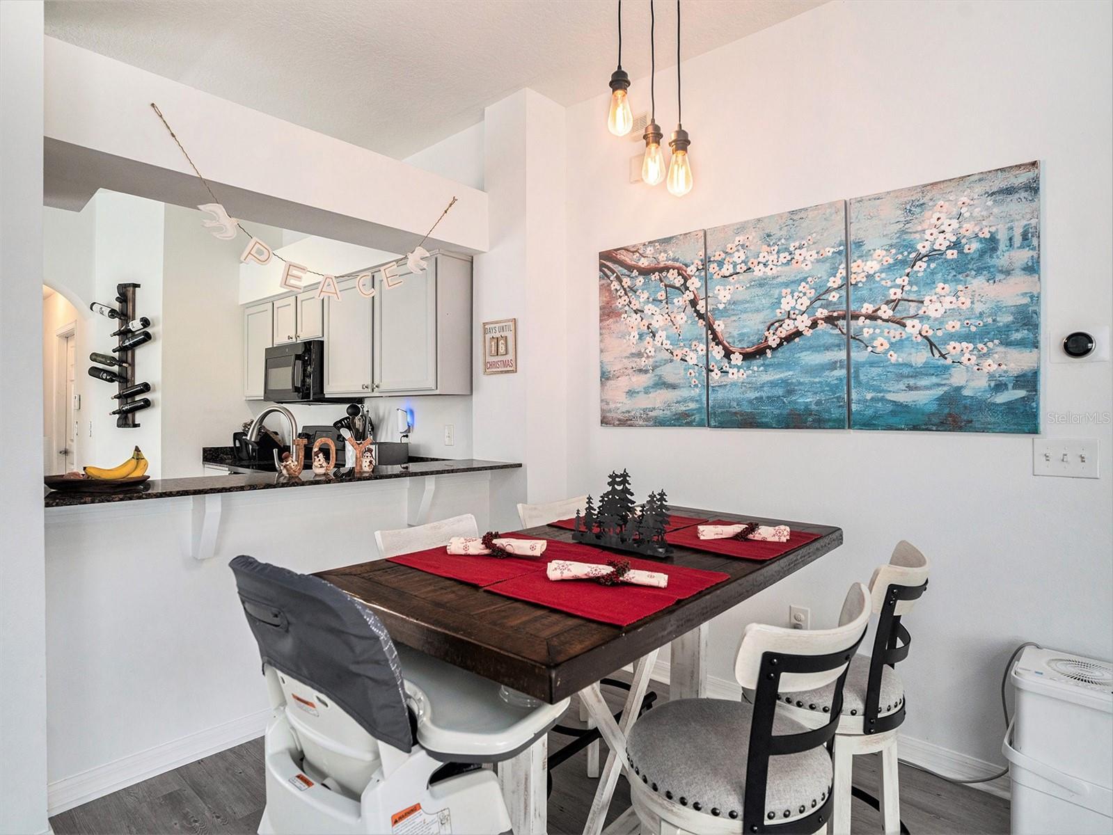 Dining Area with Counter Bar
