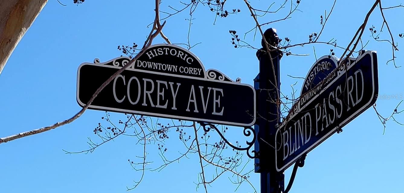 Stroll or ride your bikes to Corey Ave Historic District.