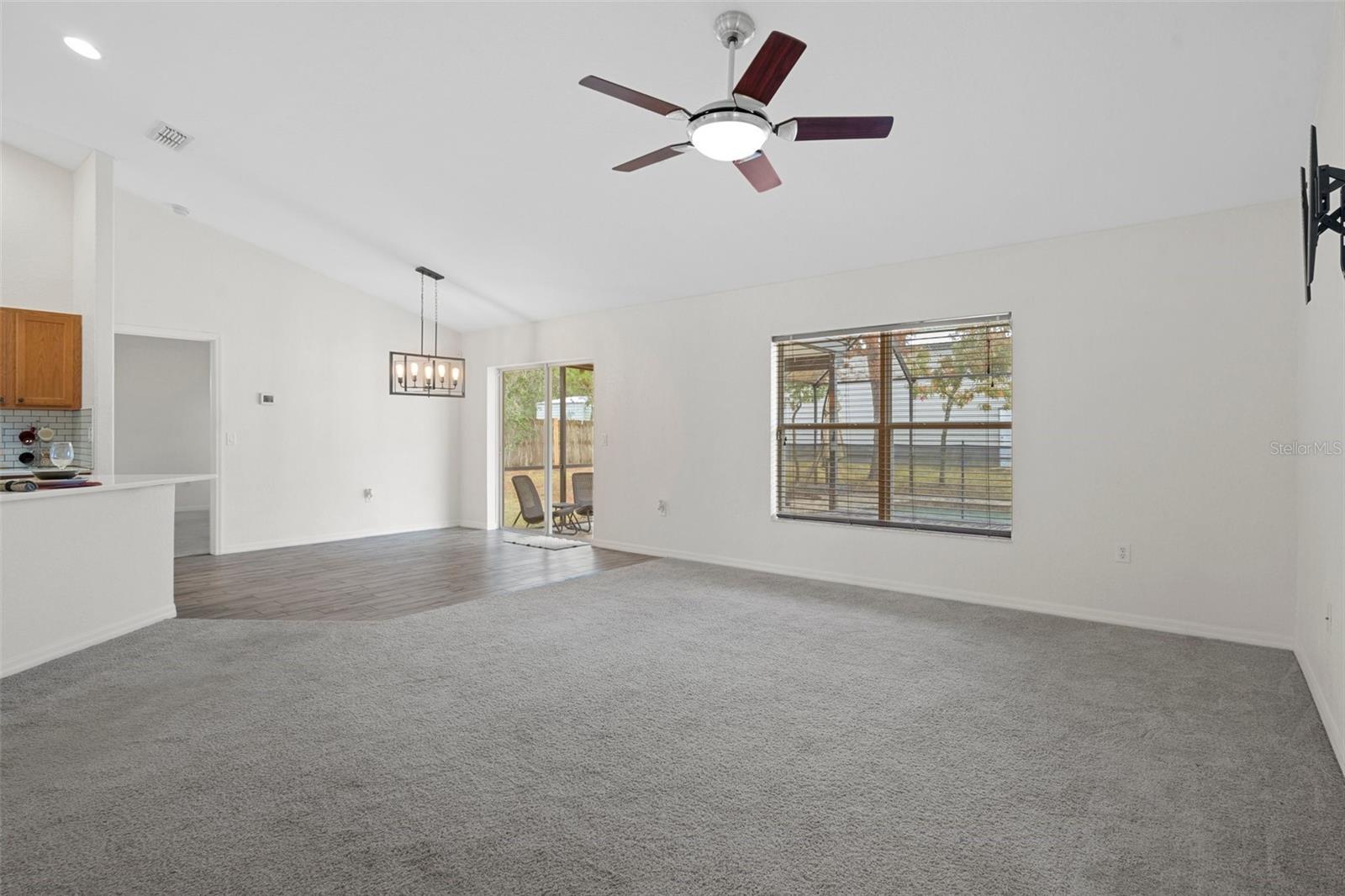 Family Room and Dining Area