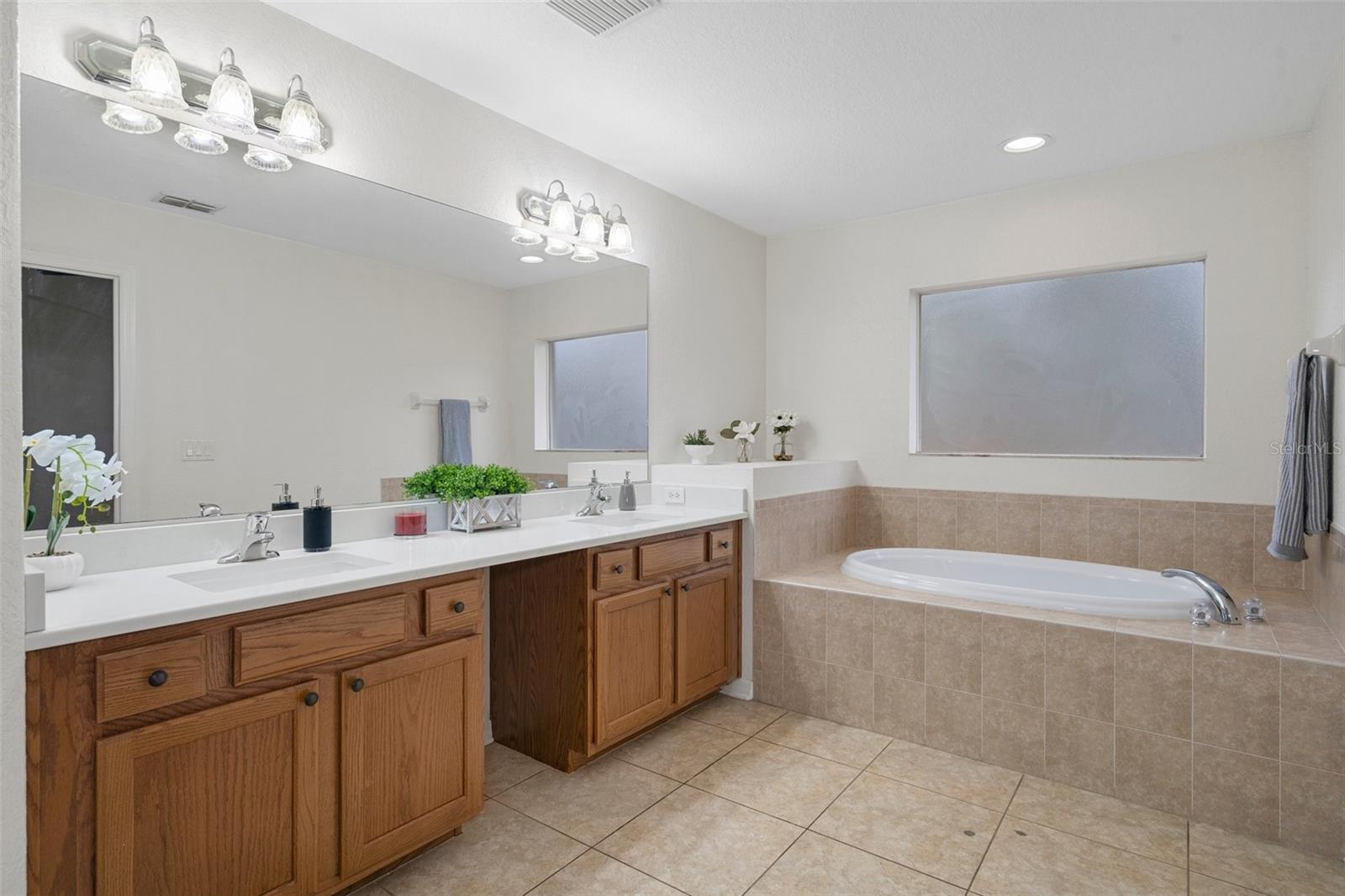 Garden Tub and Large Vanity