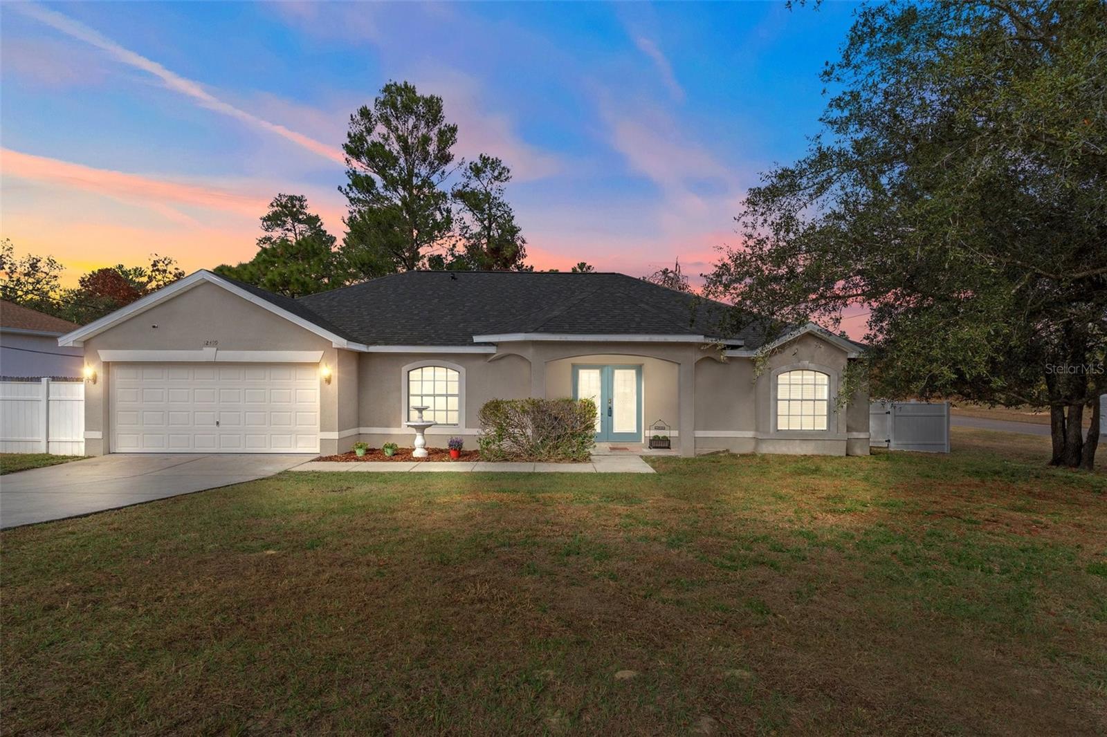 Twilight View of the Home