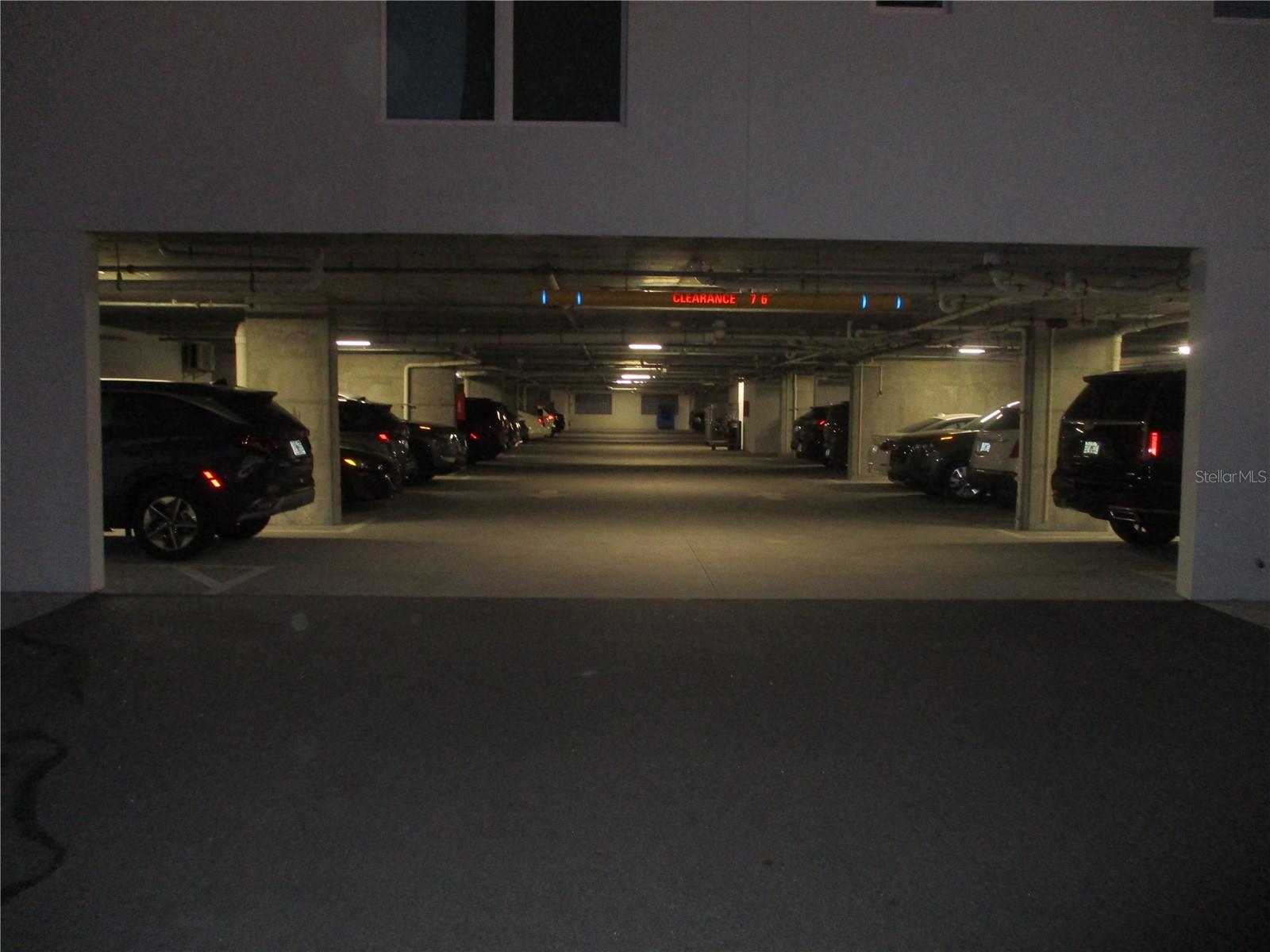 PLENTY OF PARKING INSIDE AND OUTSIDE.