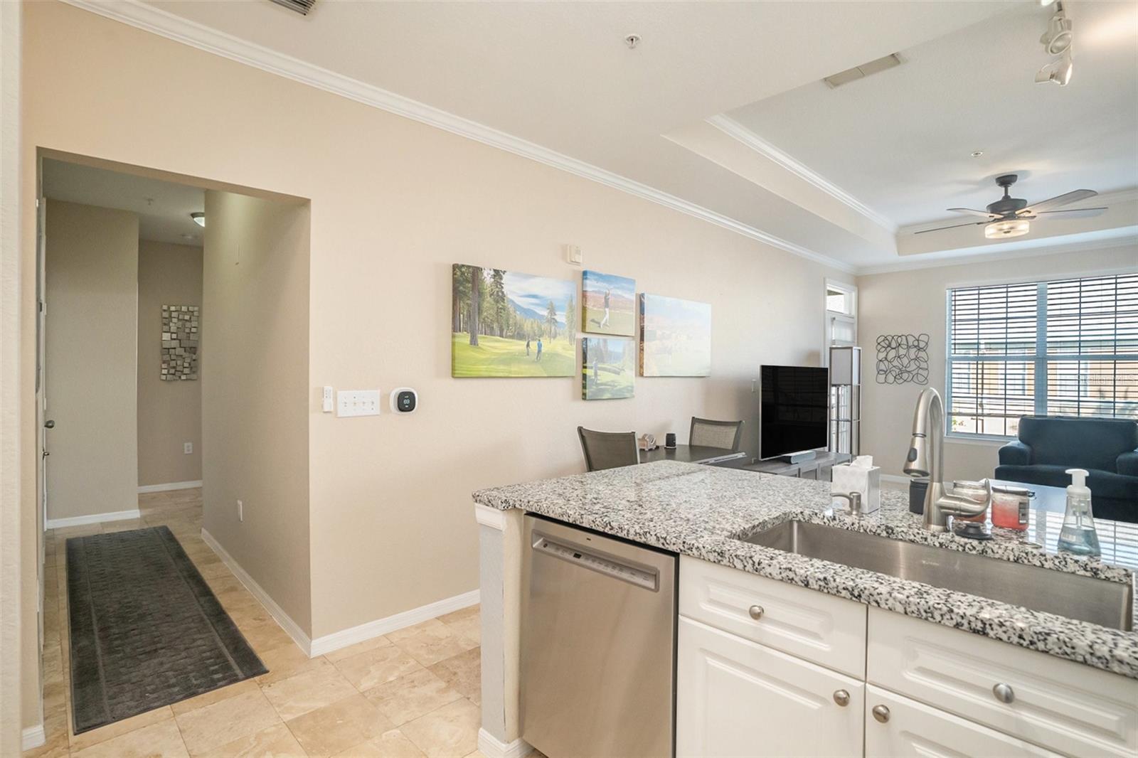 Open concept Living Room and Dining Area