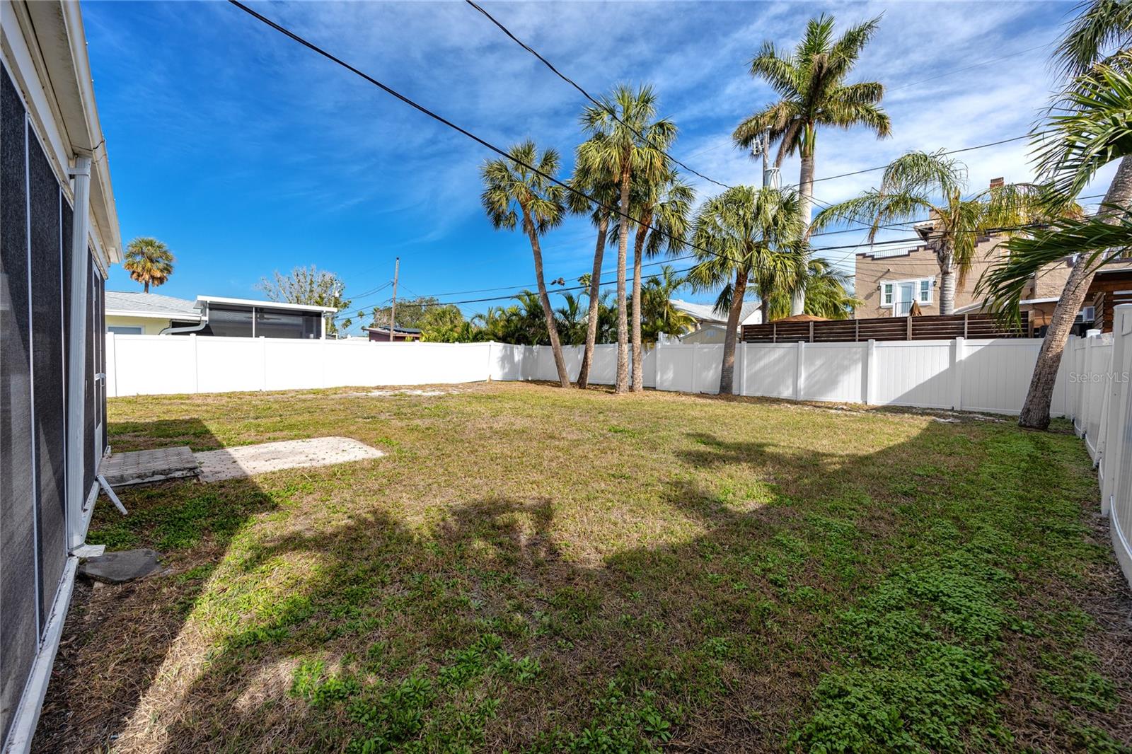 Loads of space to make your backyard oasis. Want a pool? Ample space to add one!