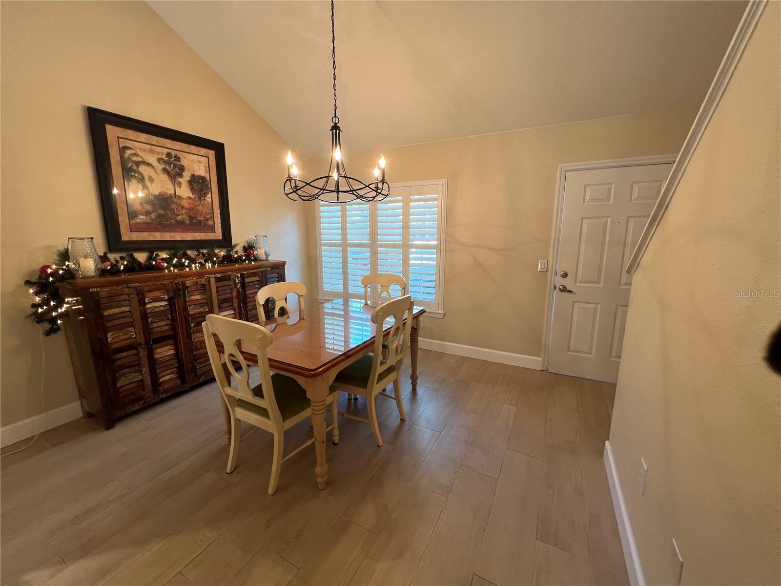 Hallway into the dining room