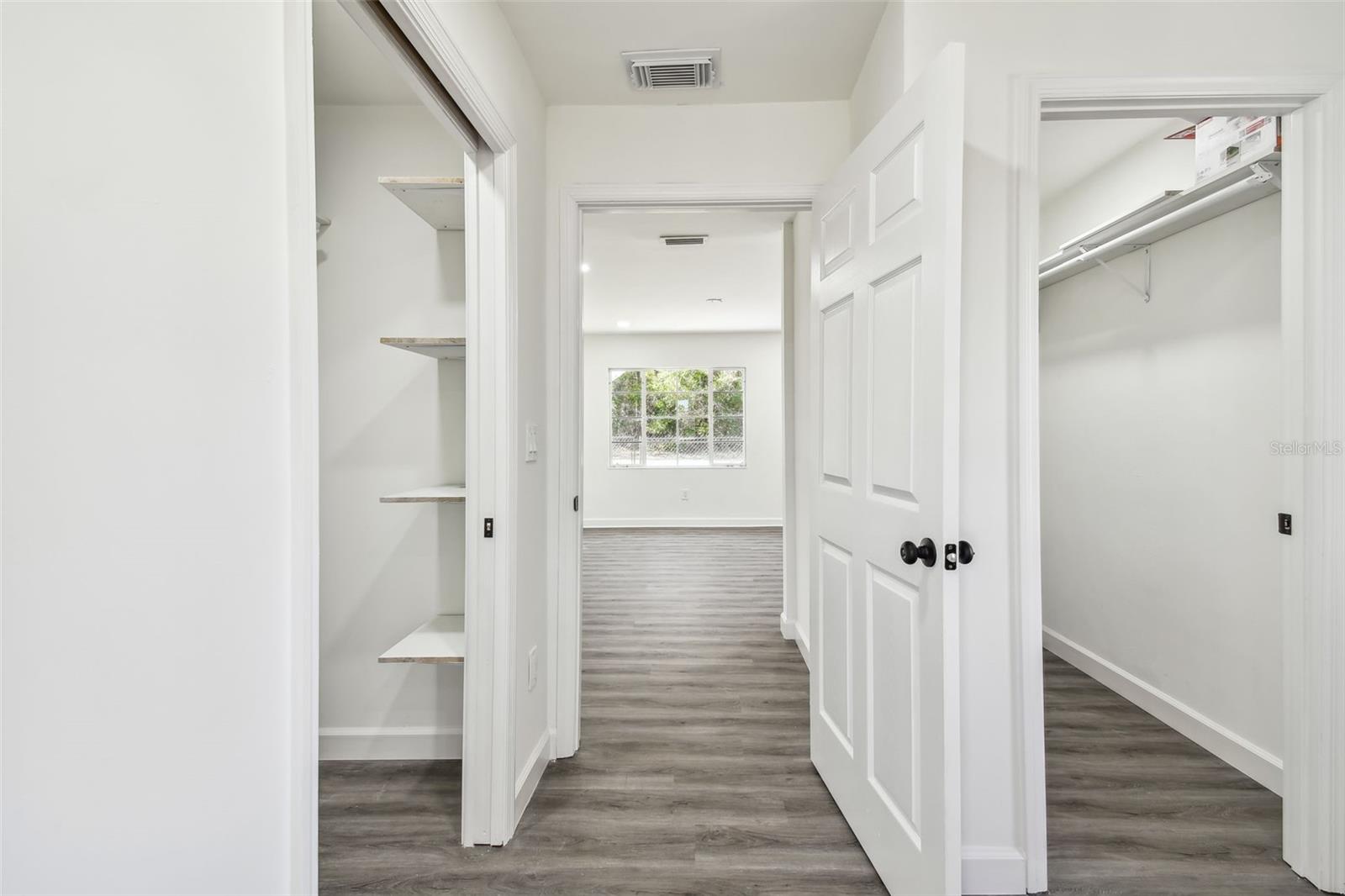 Double walk-in closets!