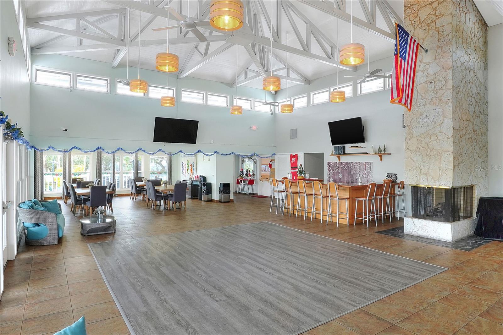 Clubhouse interior