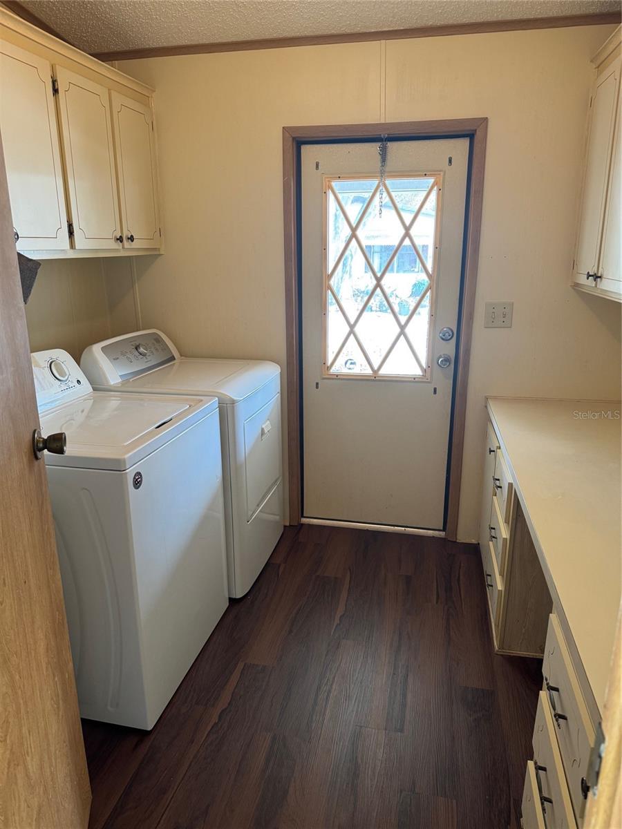 Laundry Room with storage