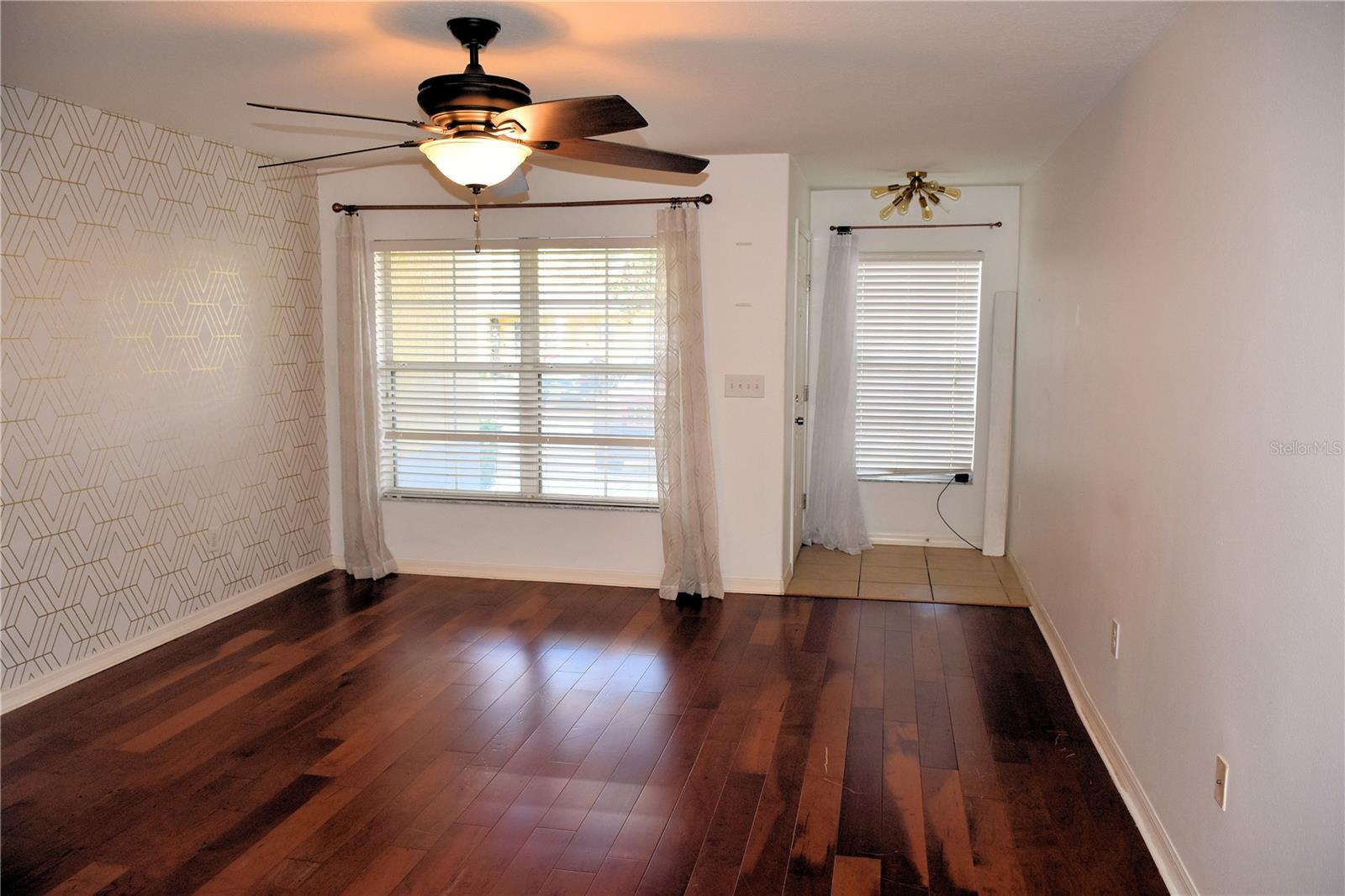 Living room and entry