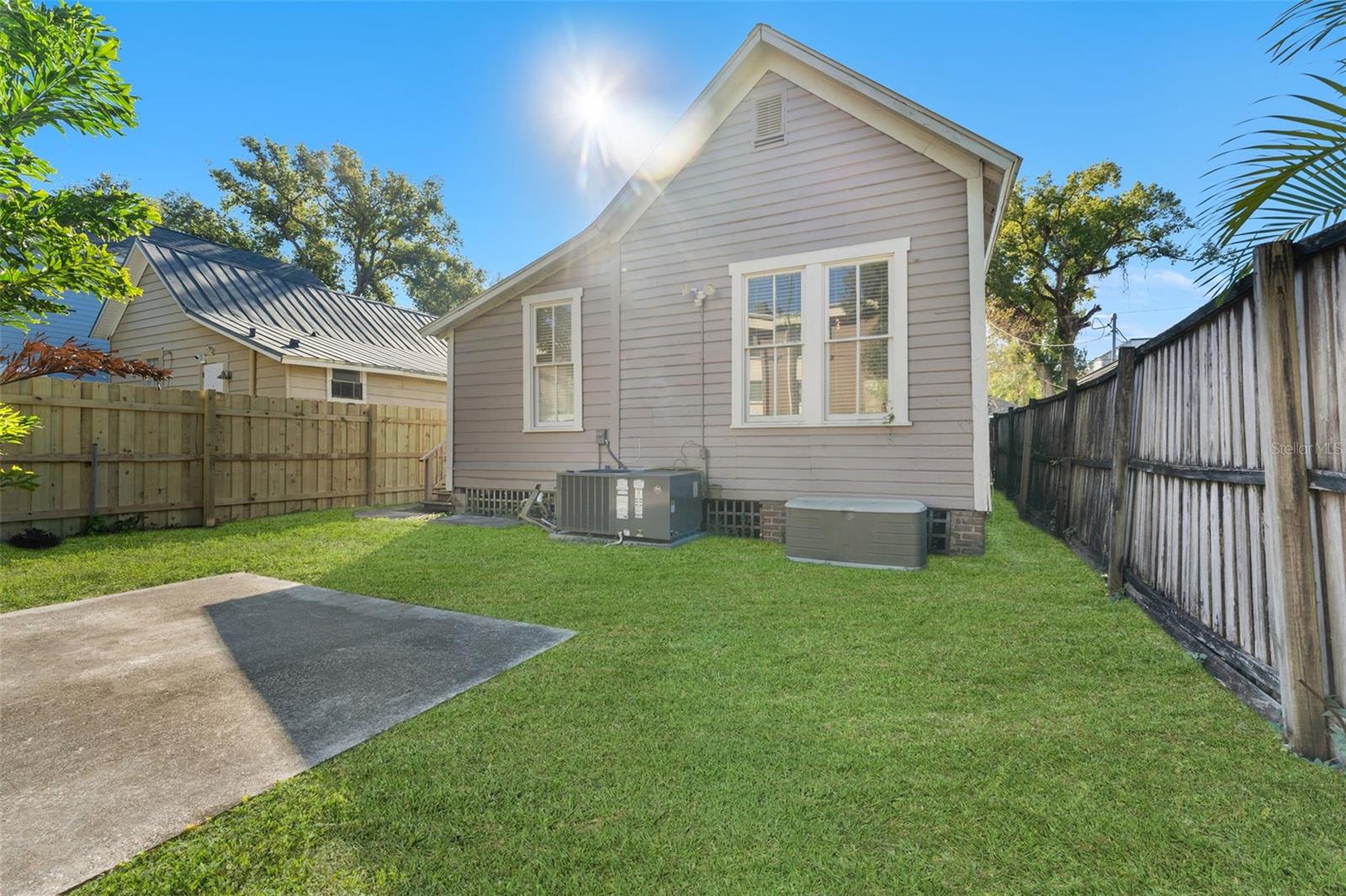 Privately Fenced Backyard 3