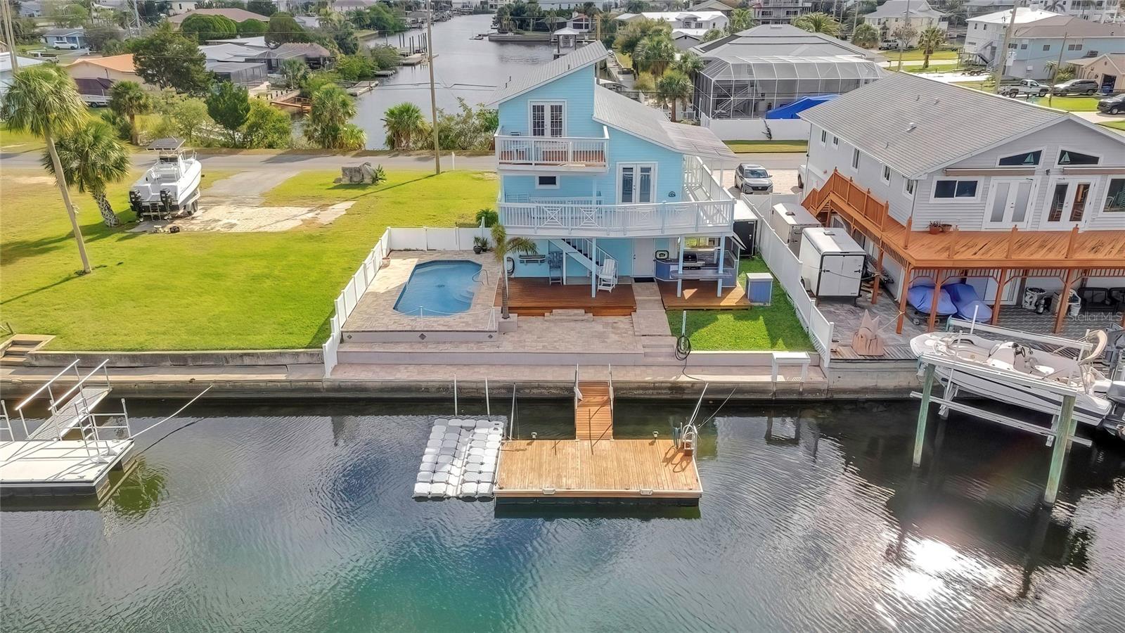 Aerial View of Rear of Home