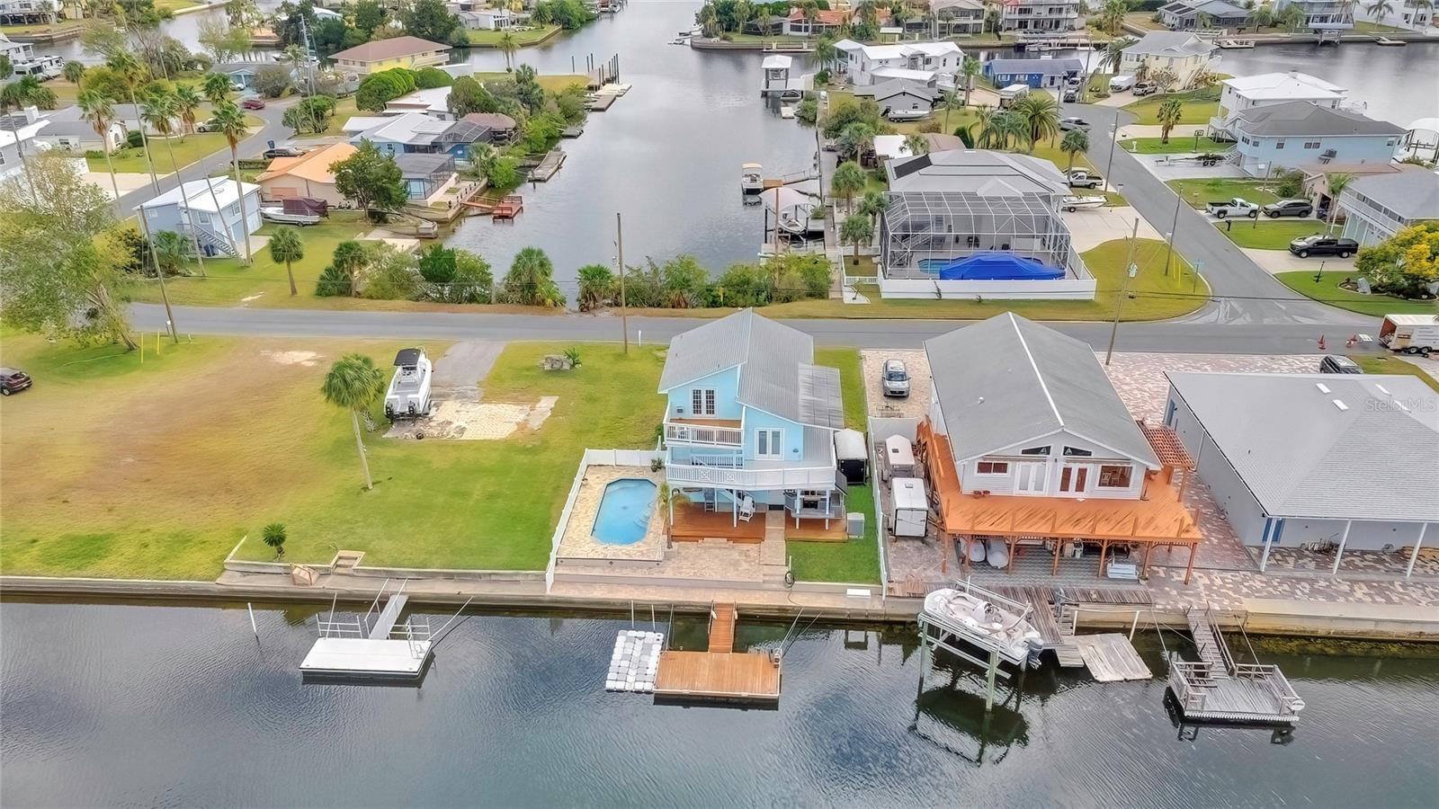 Aerial View of Rear of Home