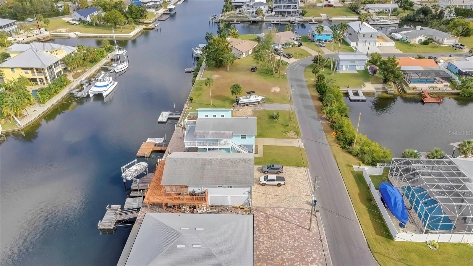 Aerial View of Side of Home