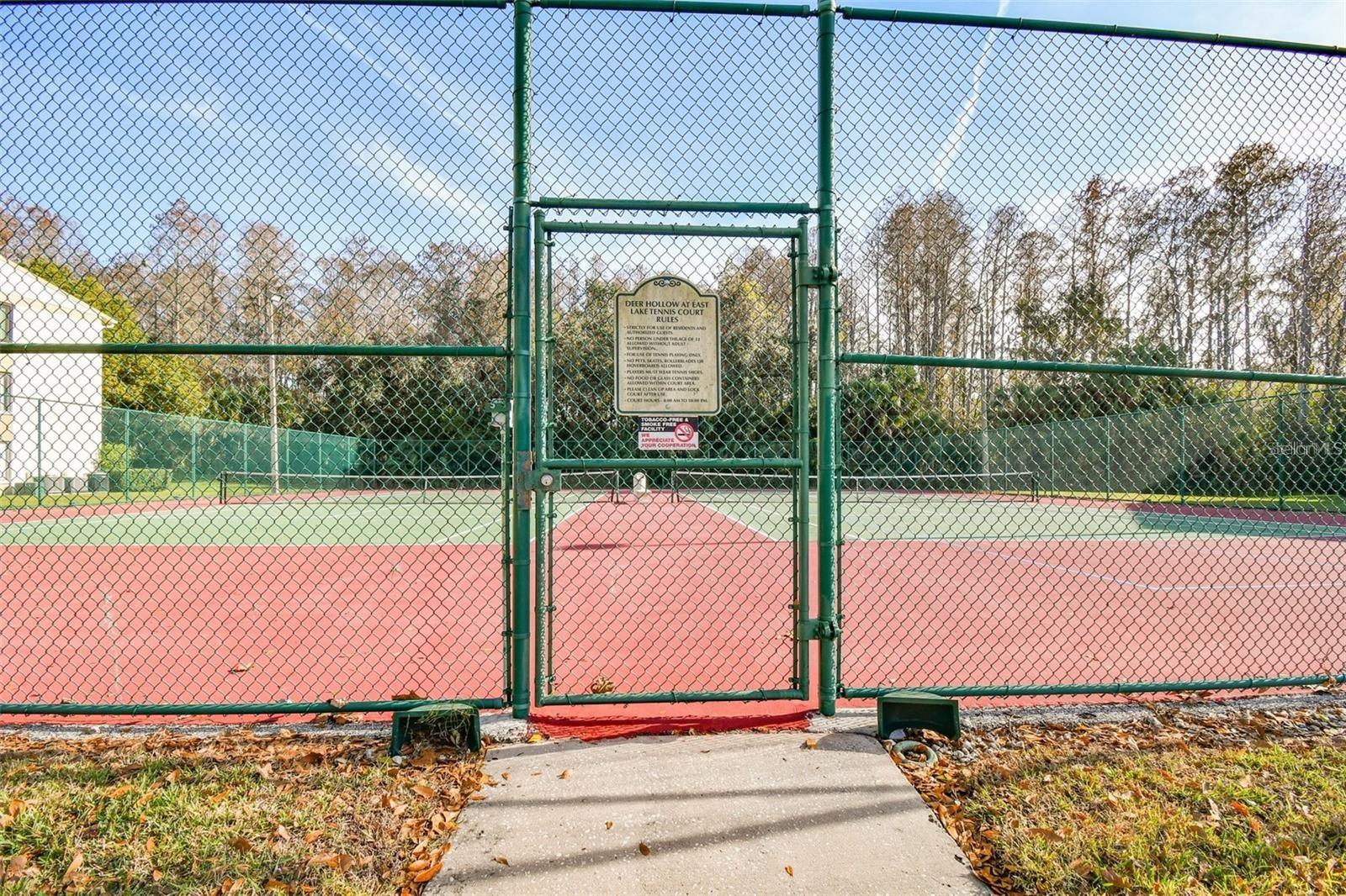 Tennis courts