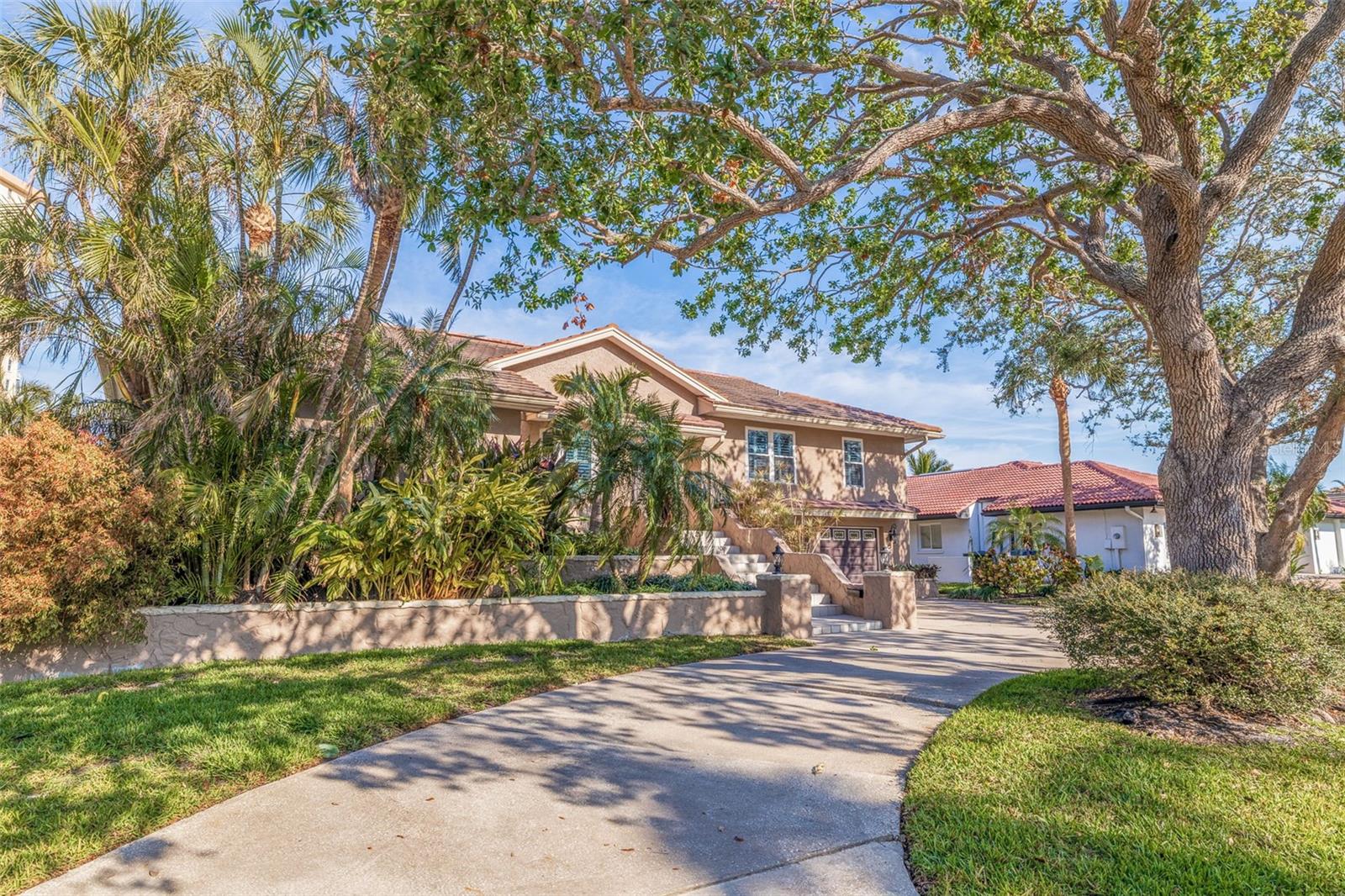 Front and circular driveway