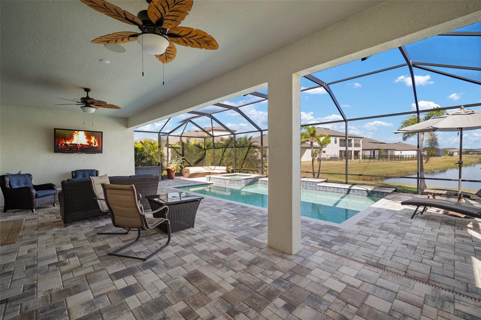 Screened Lanai, Pool and Spa