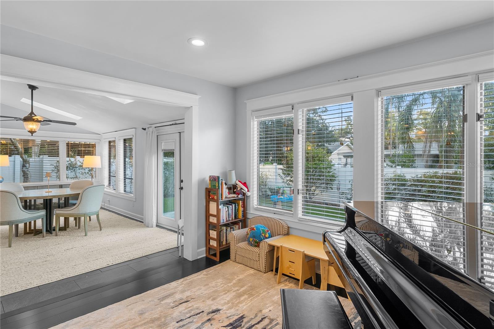 Dining view to Sunroom