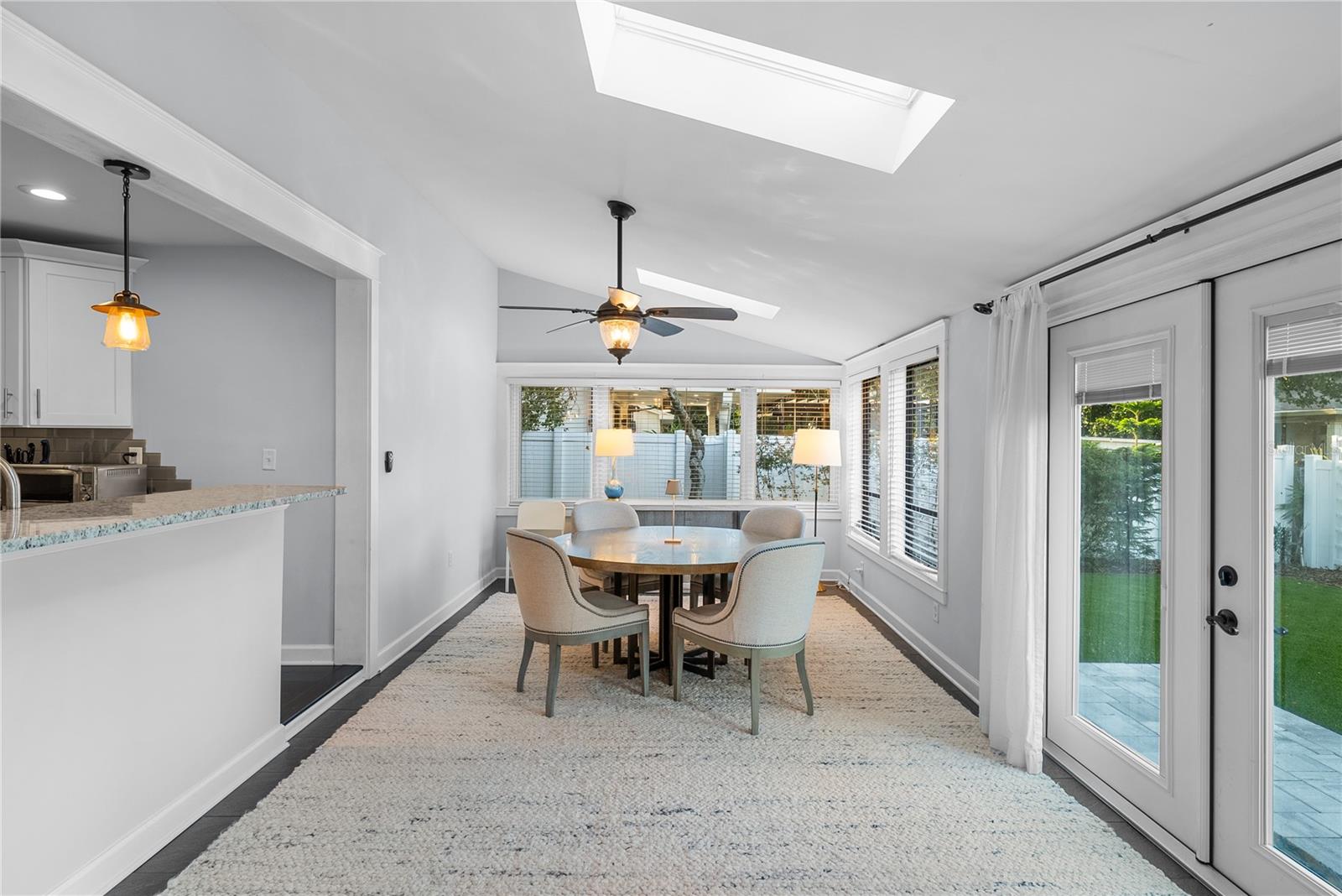 Sunroom used as Dining Room