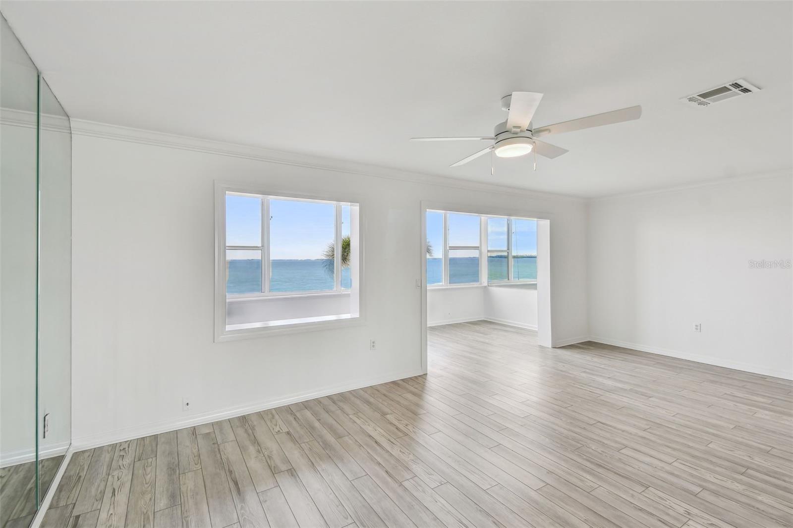 living room water views