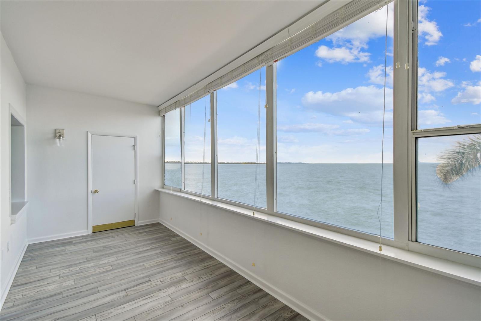 wall to wall windows for breath taking water views