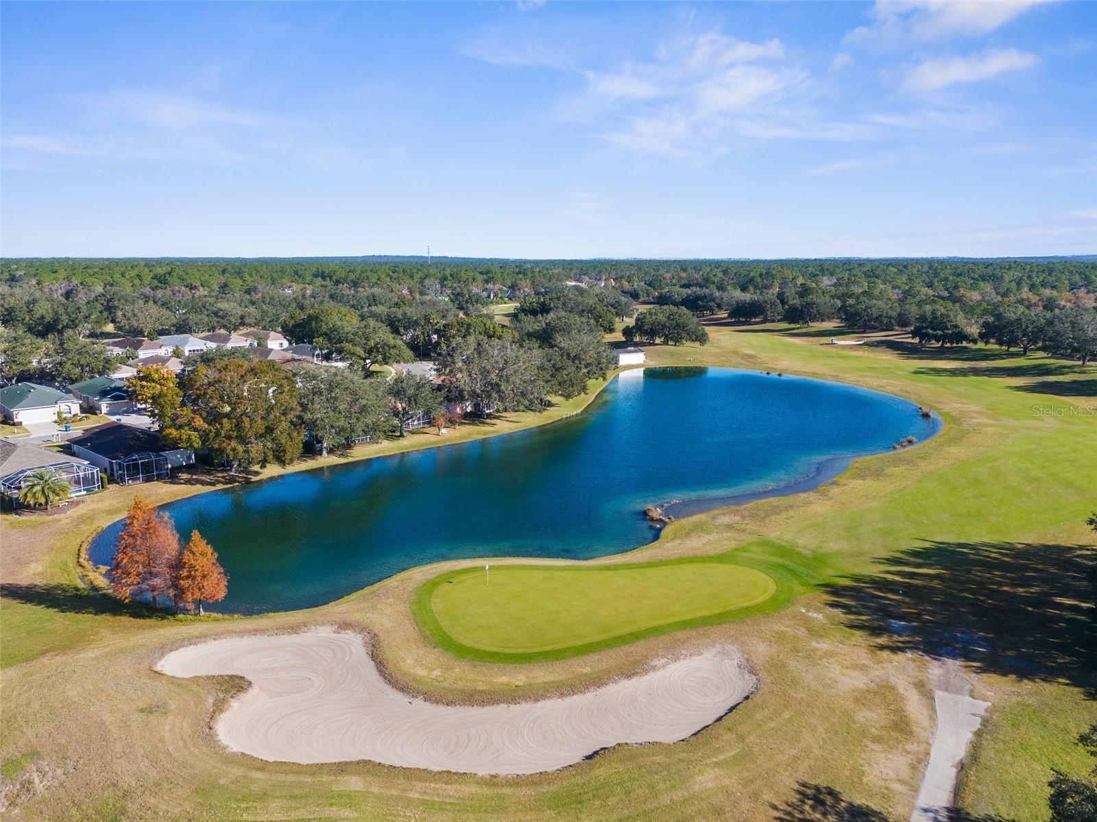 Aerial View Golf Course