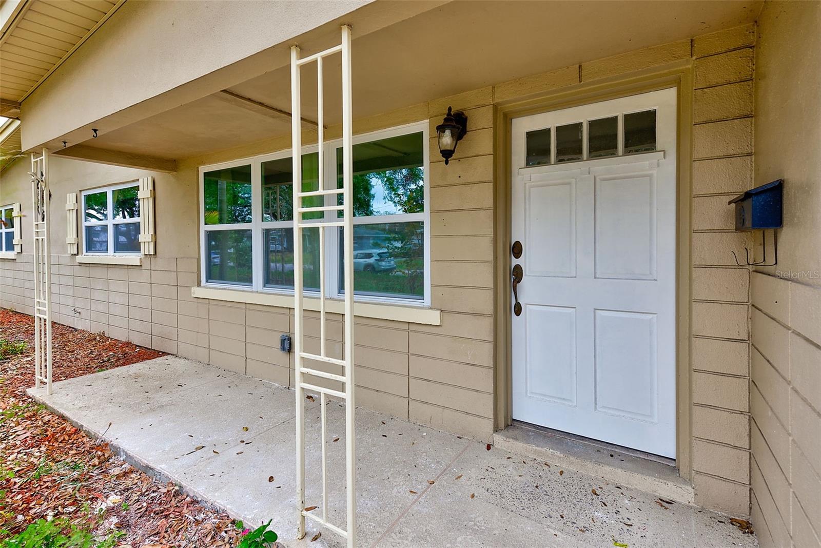 View of front porch