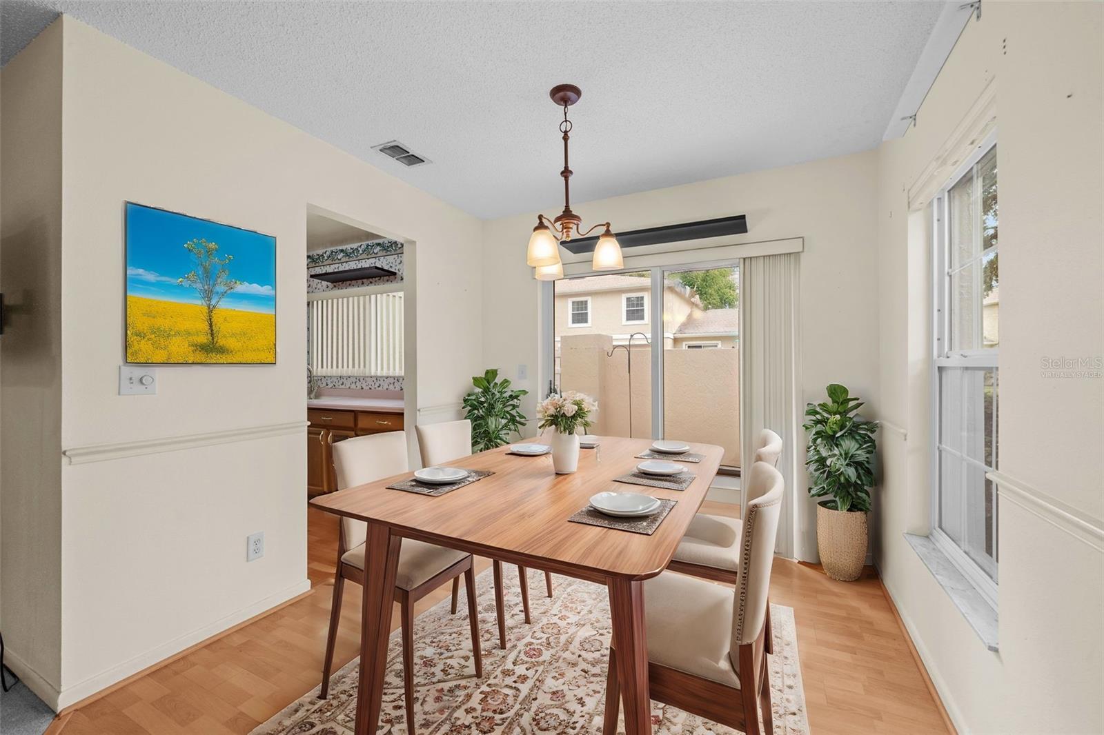 Virtually Staged/Dining Room