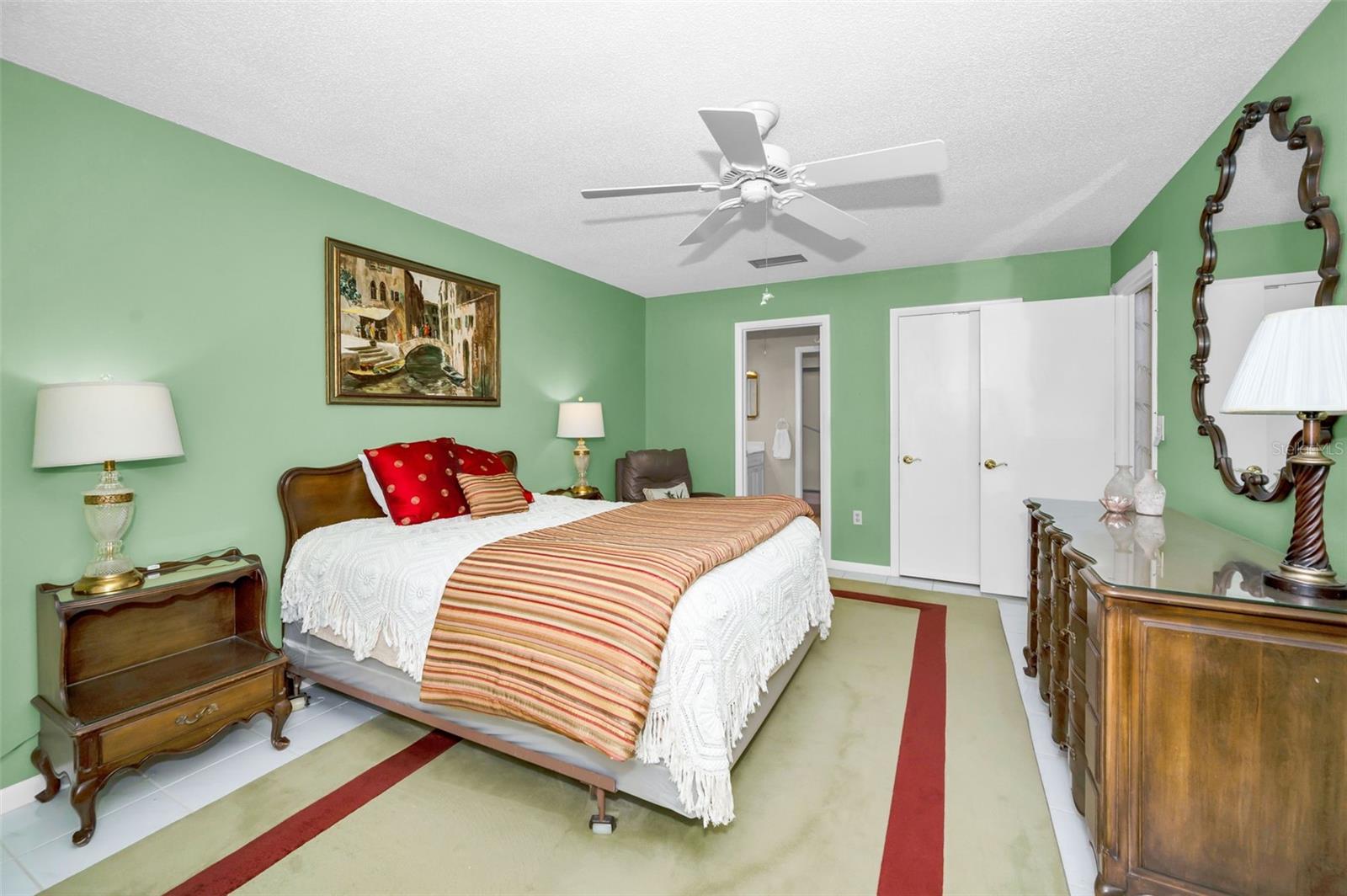 Spacious master bedroom