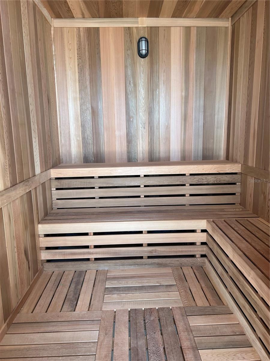 sauna room