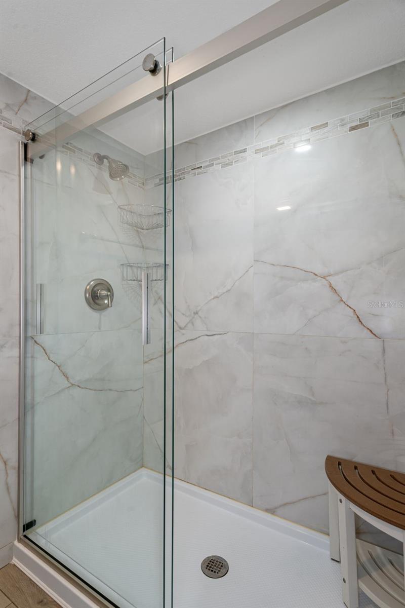 Master bath with walk in shower